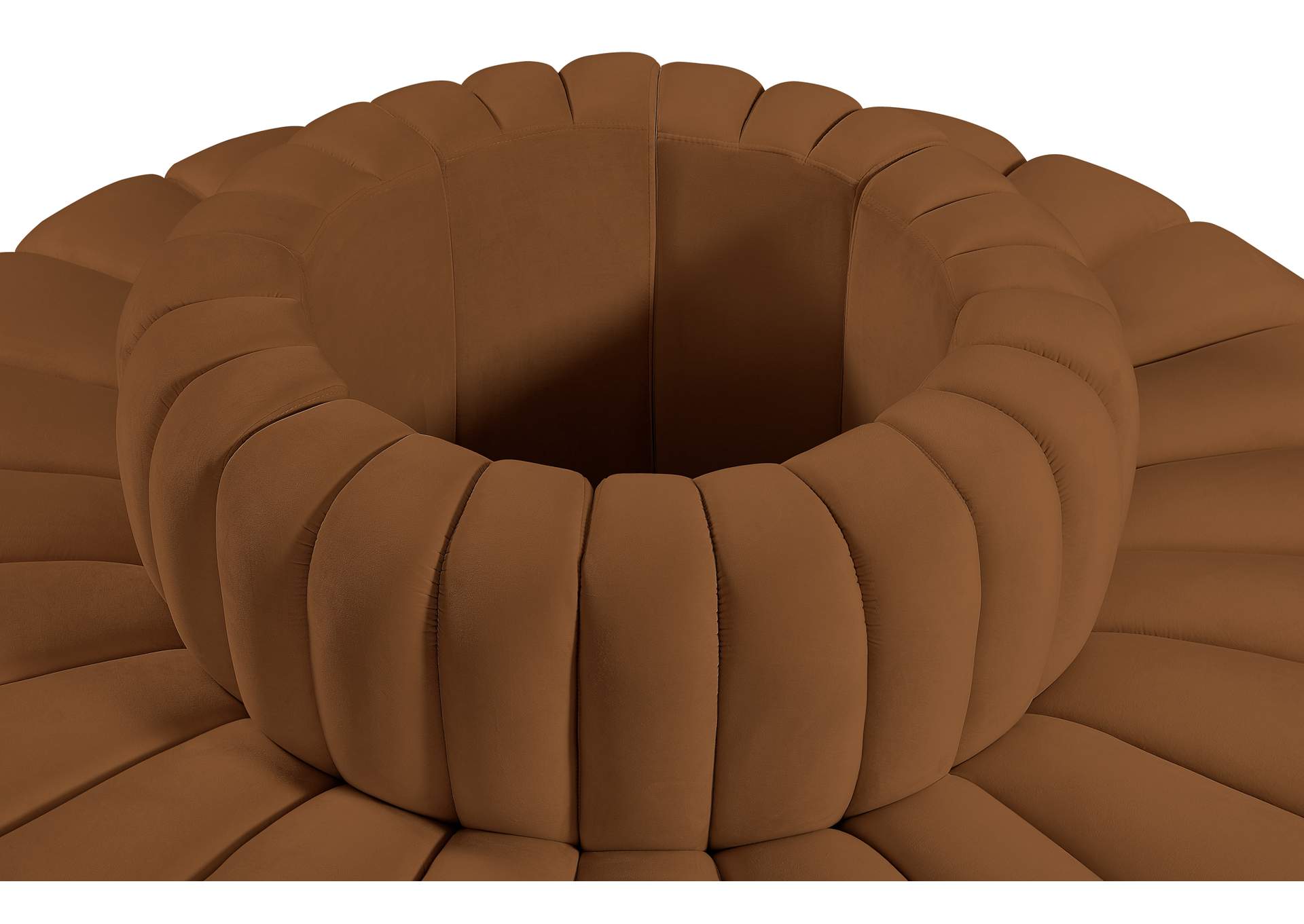 Arc Saddle Velvet Modular Sofa