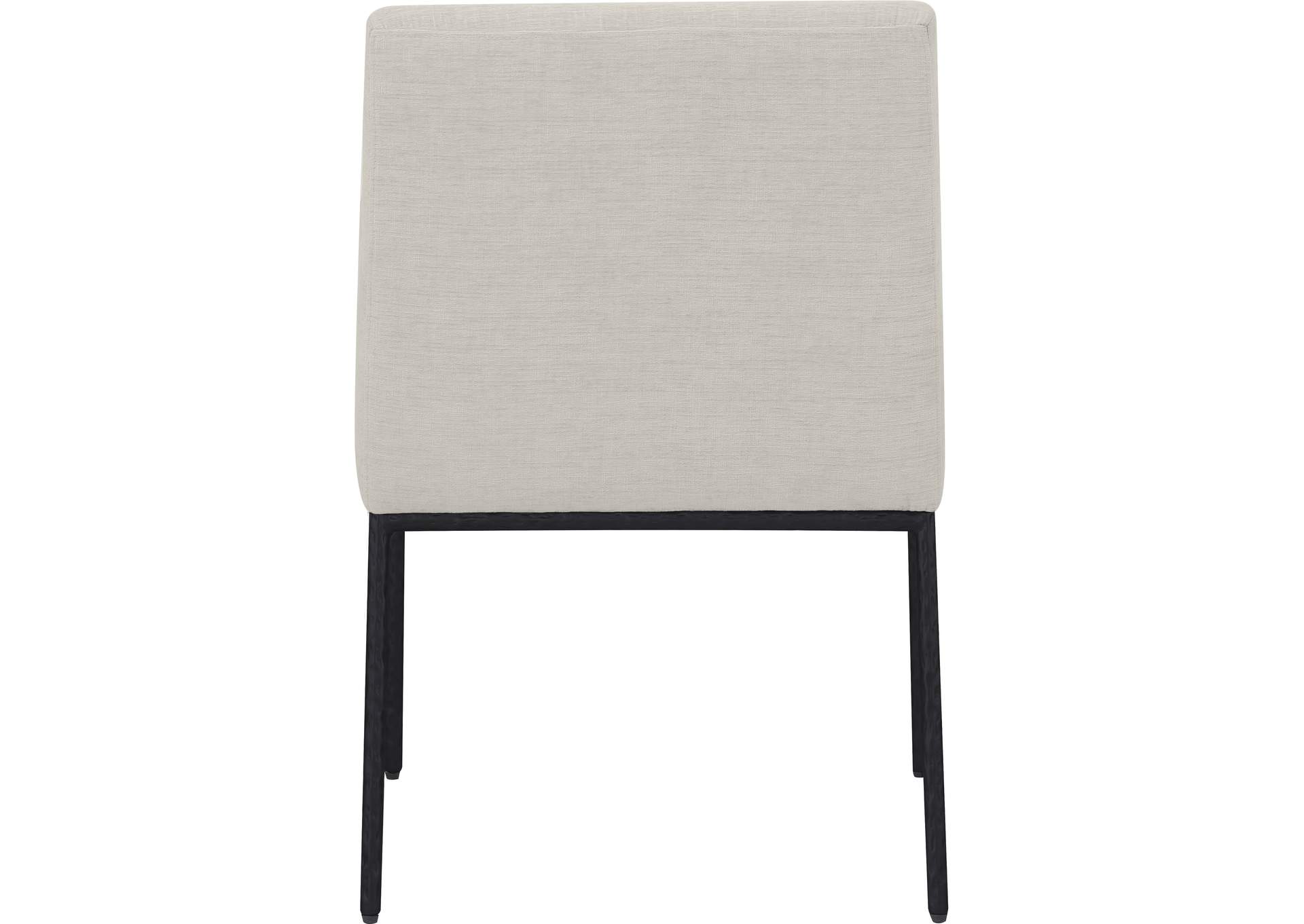 Reeves Cream Chenille Fabric Dining Chair image 6