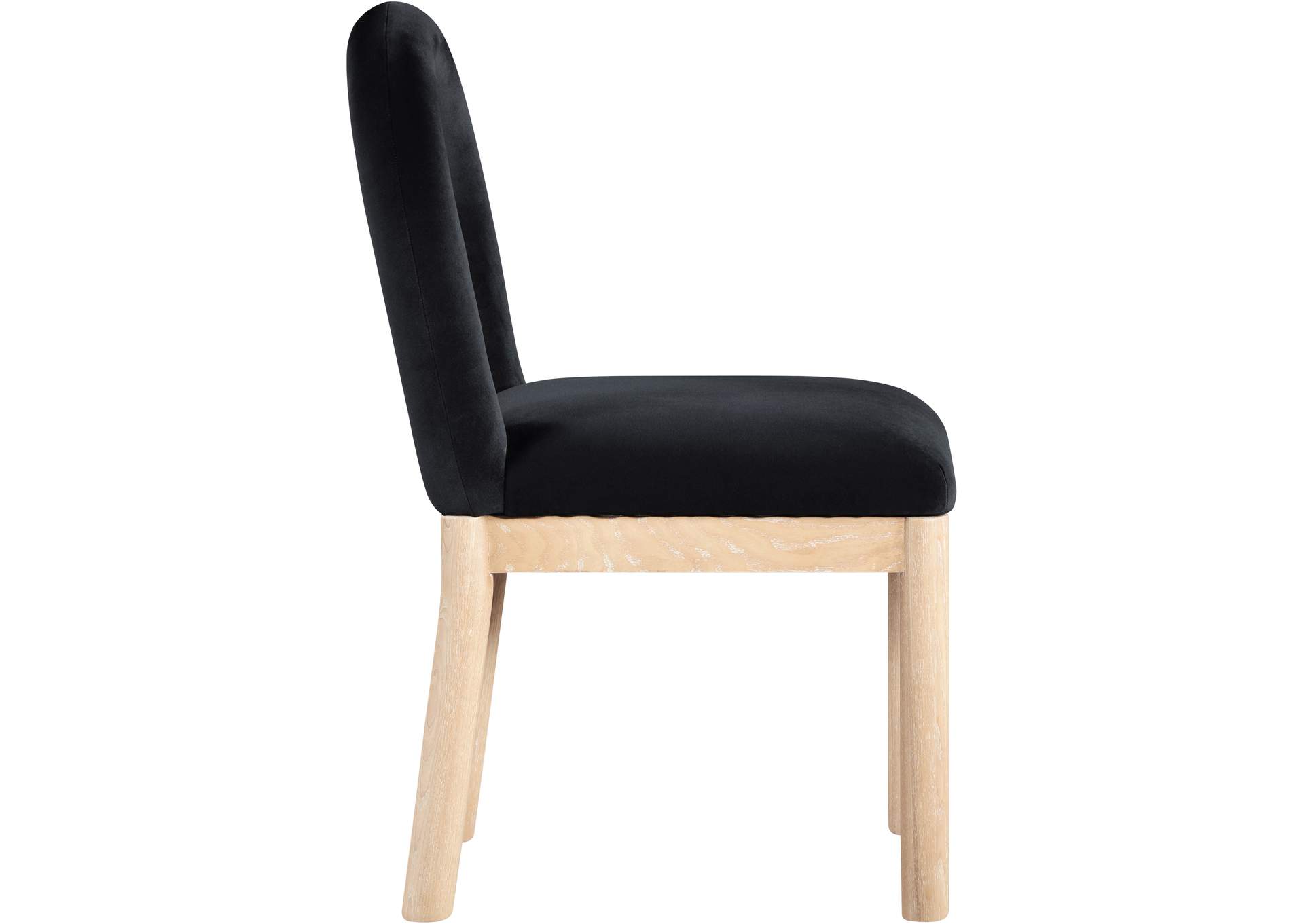 Conrad Black Velvet Dining Chair