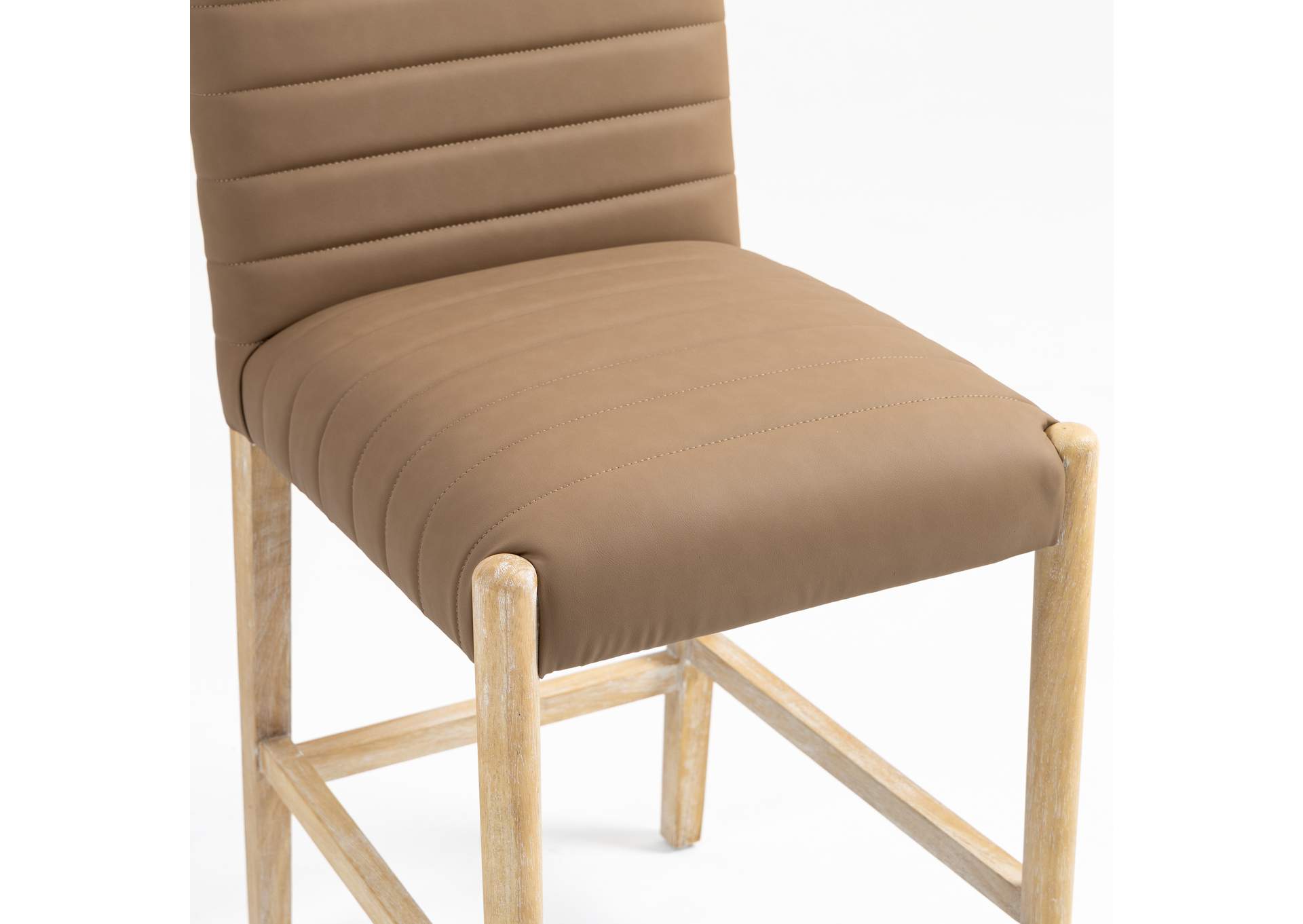Aimee Brown Vegan Leather Counter Stool