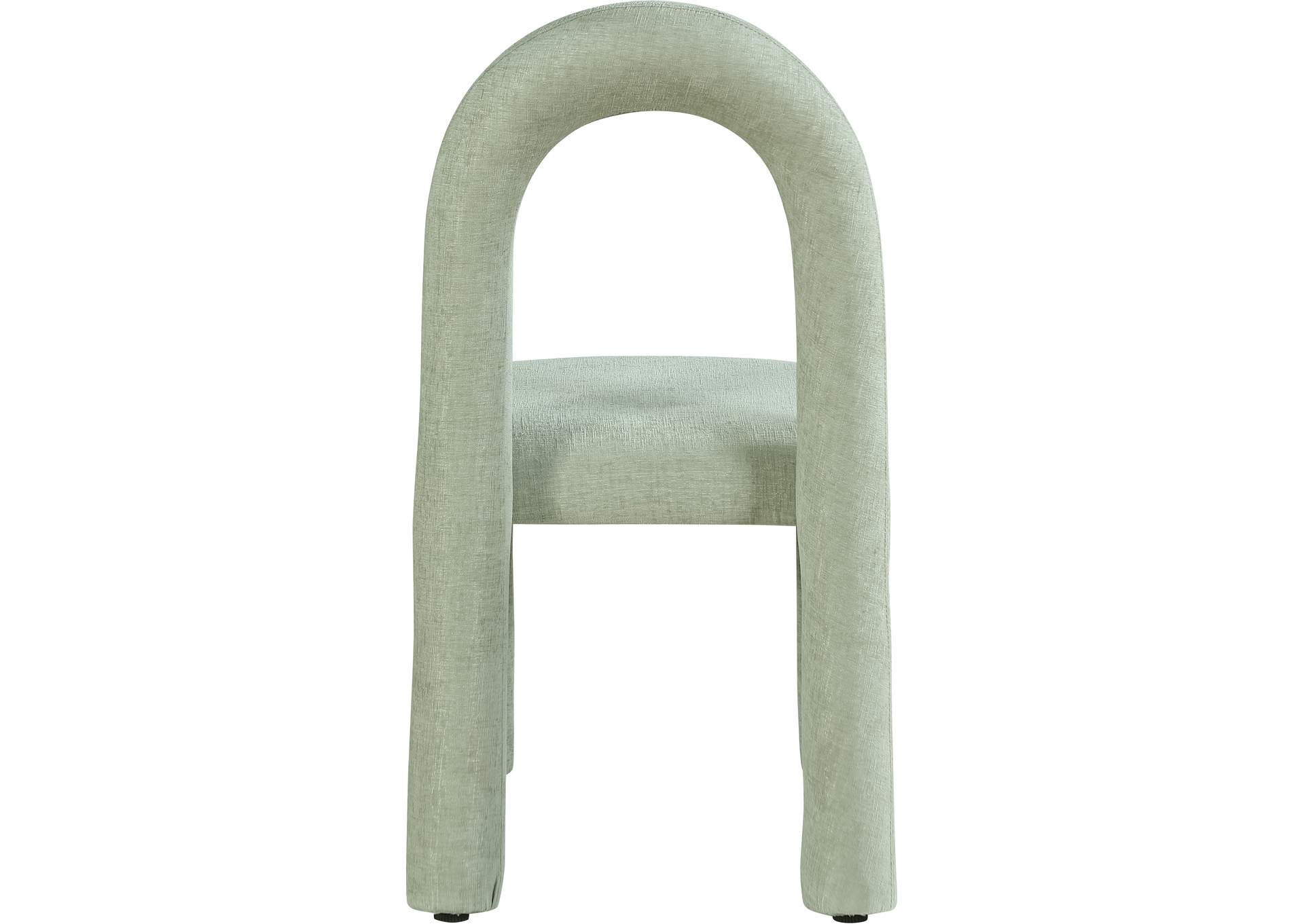 Amari Mint Chenille Fabric Dining Chair