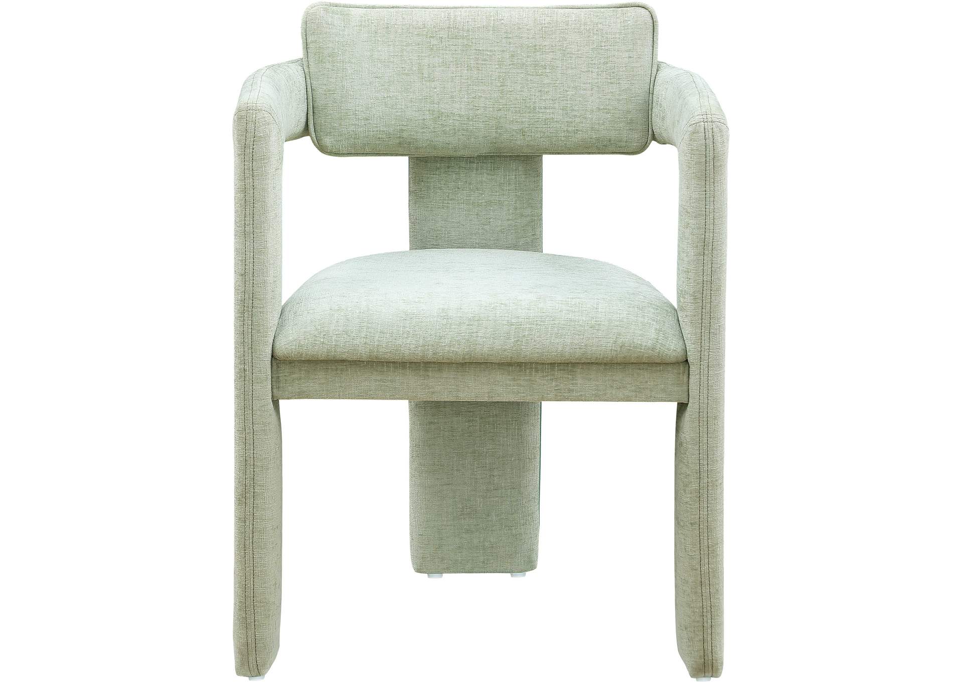 Brenda Mint Chenille Fabric Dining Chair