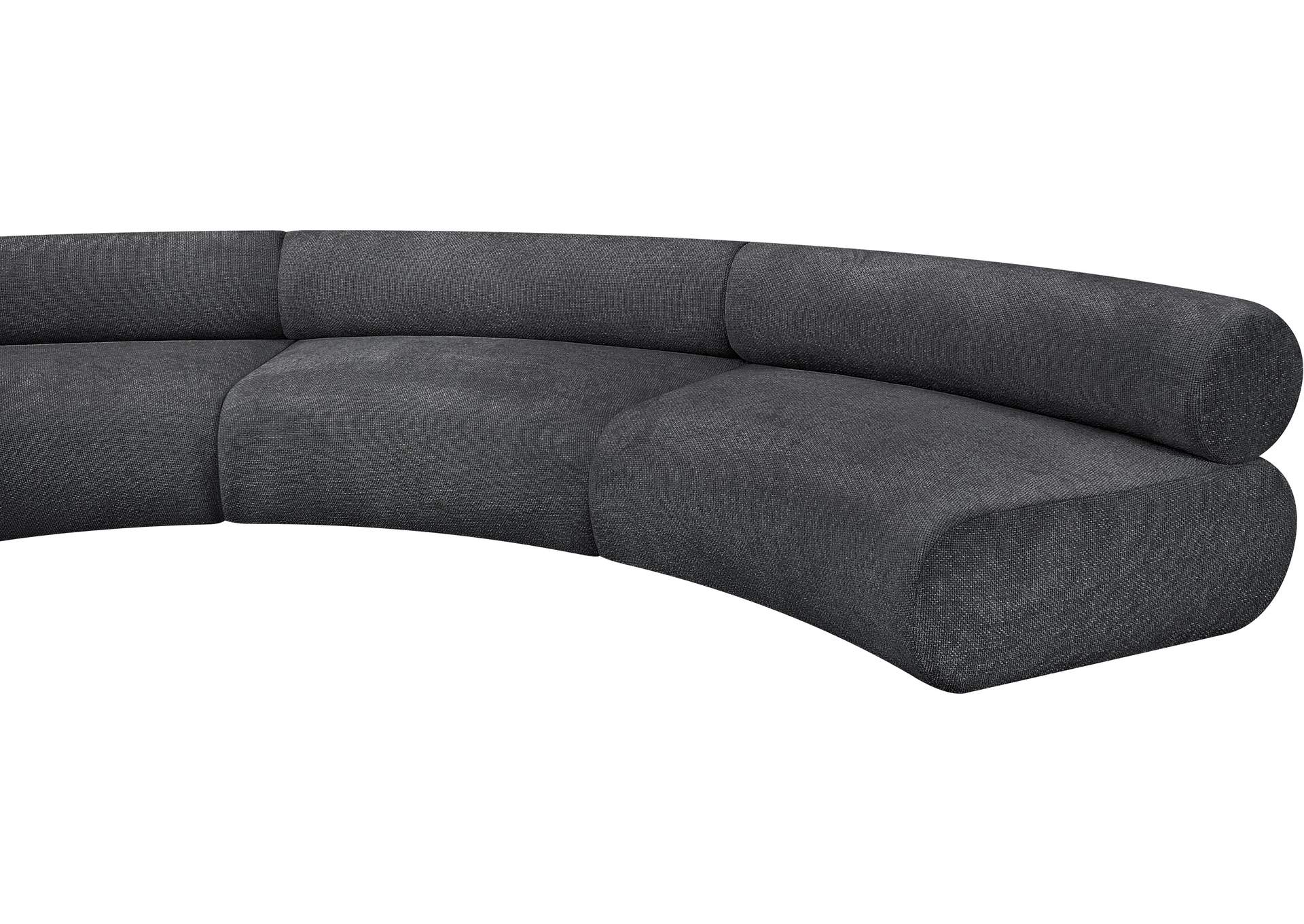 Bale Grey Chenille Fabric Modular Sofa