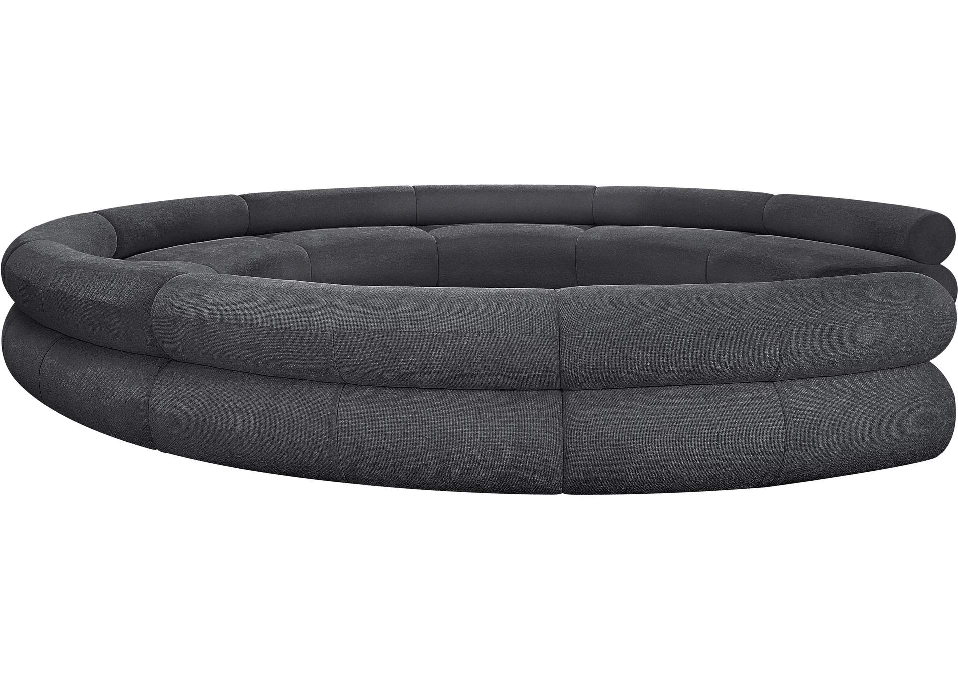 Bale Grey Chenille Fabric Modular Sofa
