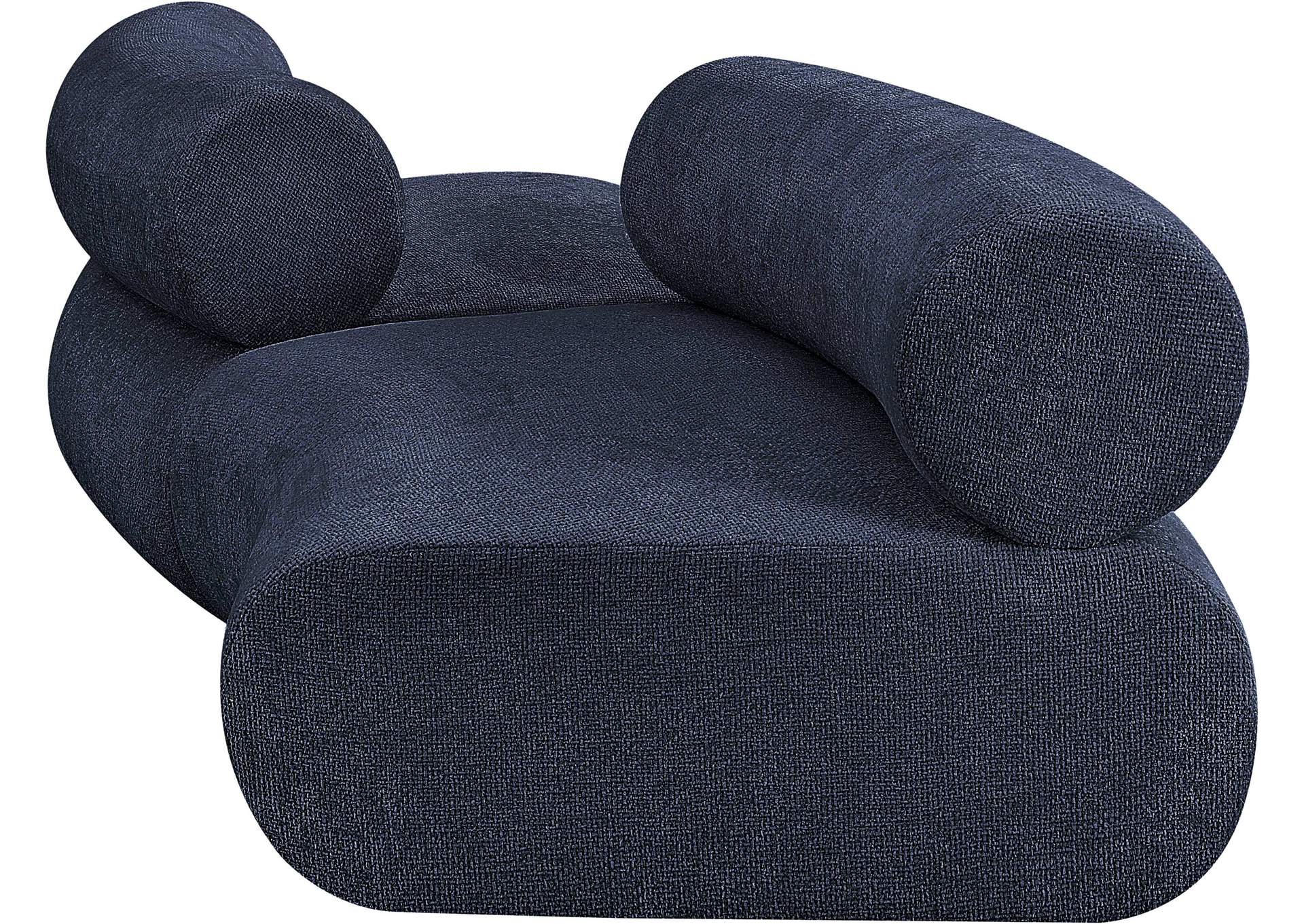 Bale Navy Chenille Fabric Modular Sofa
