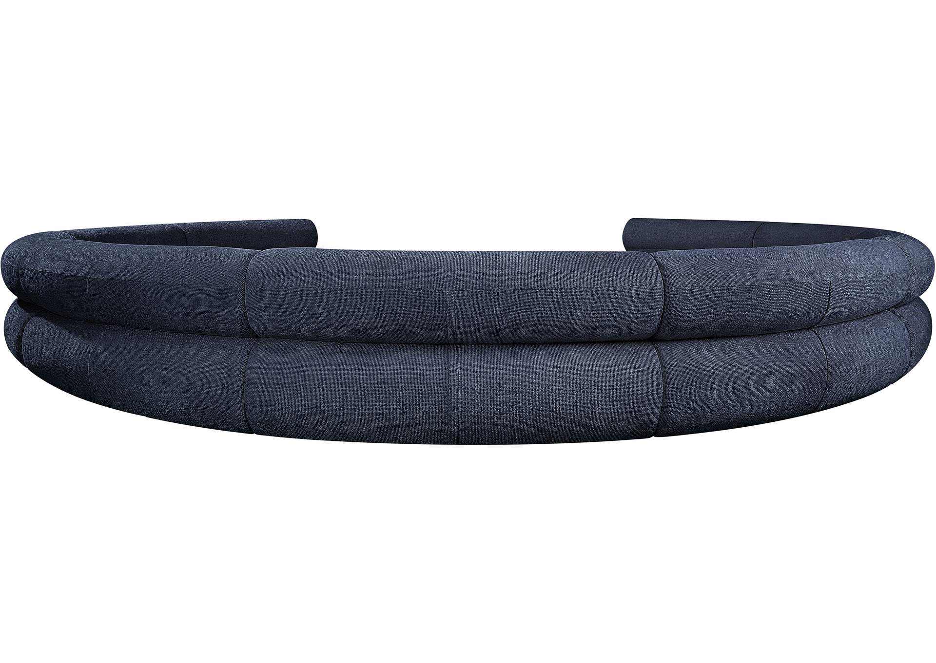 Bale Navy Chenille Fabric Modular Sofa