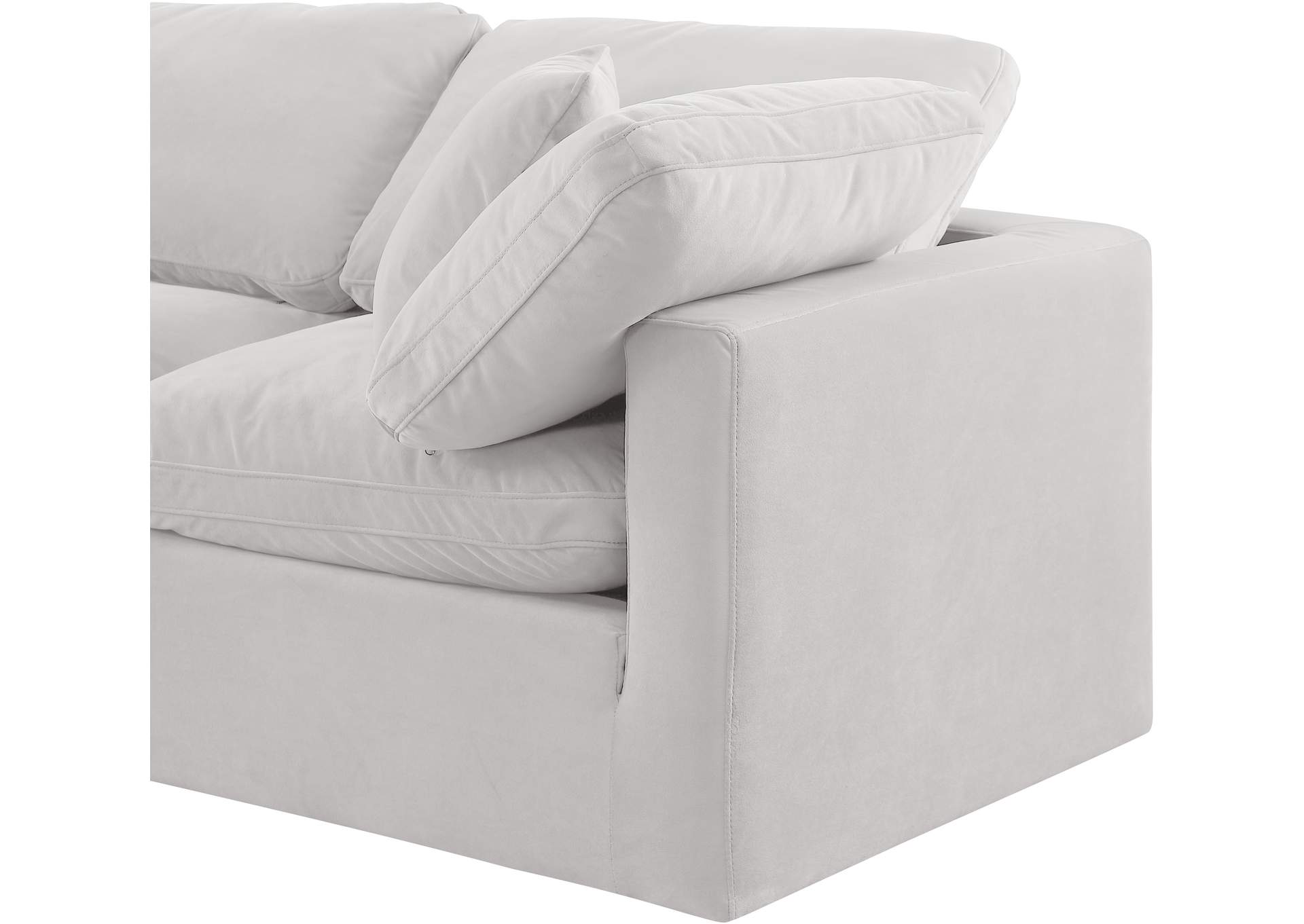 Indulge Cream Velvet Modular Sectional
