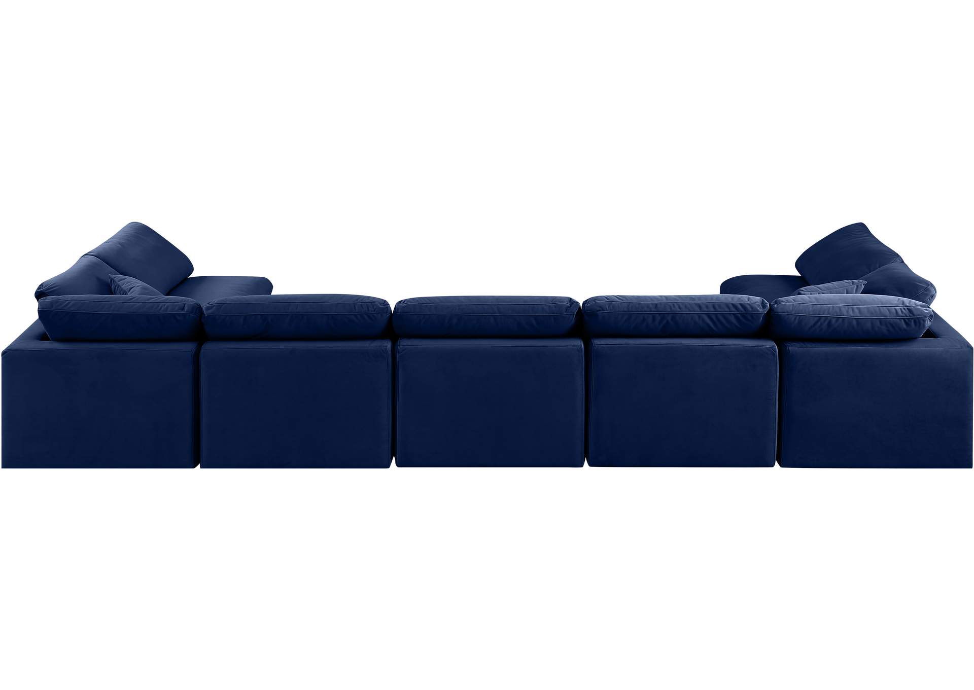 Indulge Navy Velvet Modular Sectional