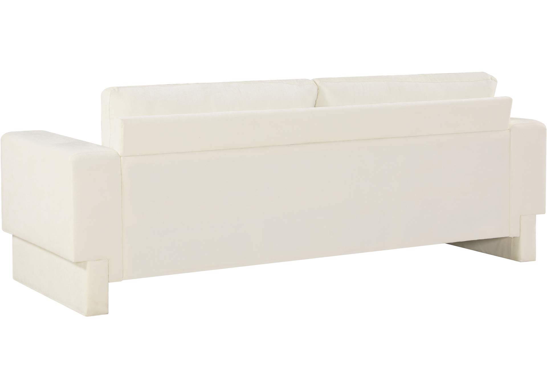 Madeline Cream Chenille Fabric Sofa