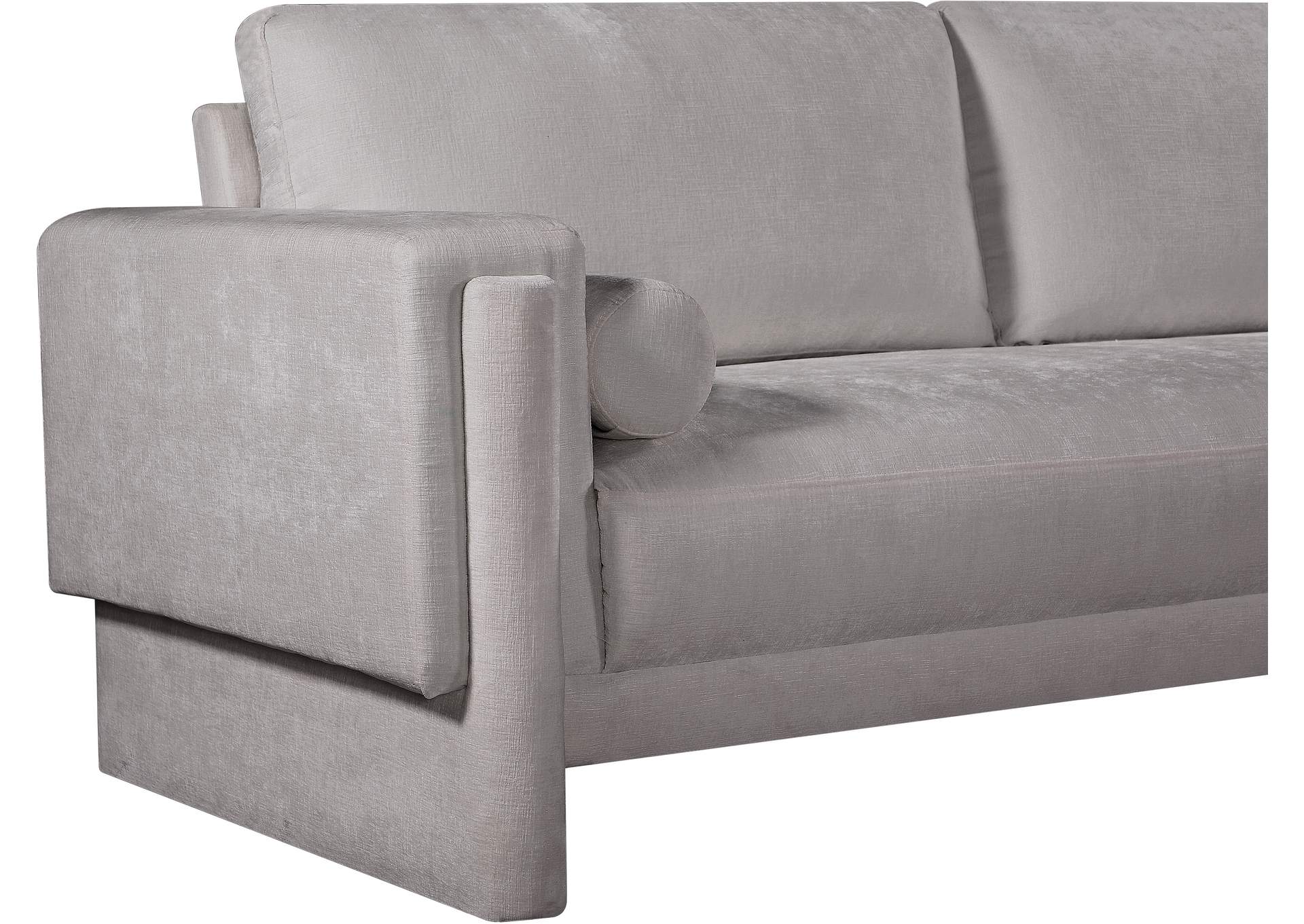 Madeline Grey Chenille Fabric Sofa