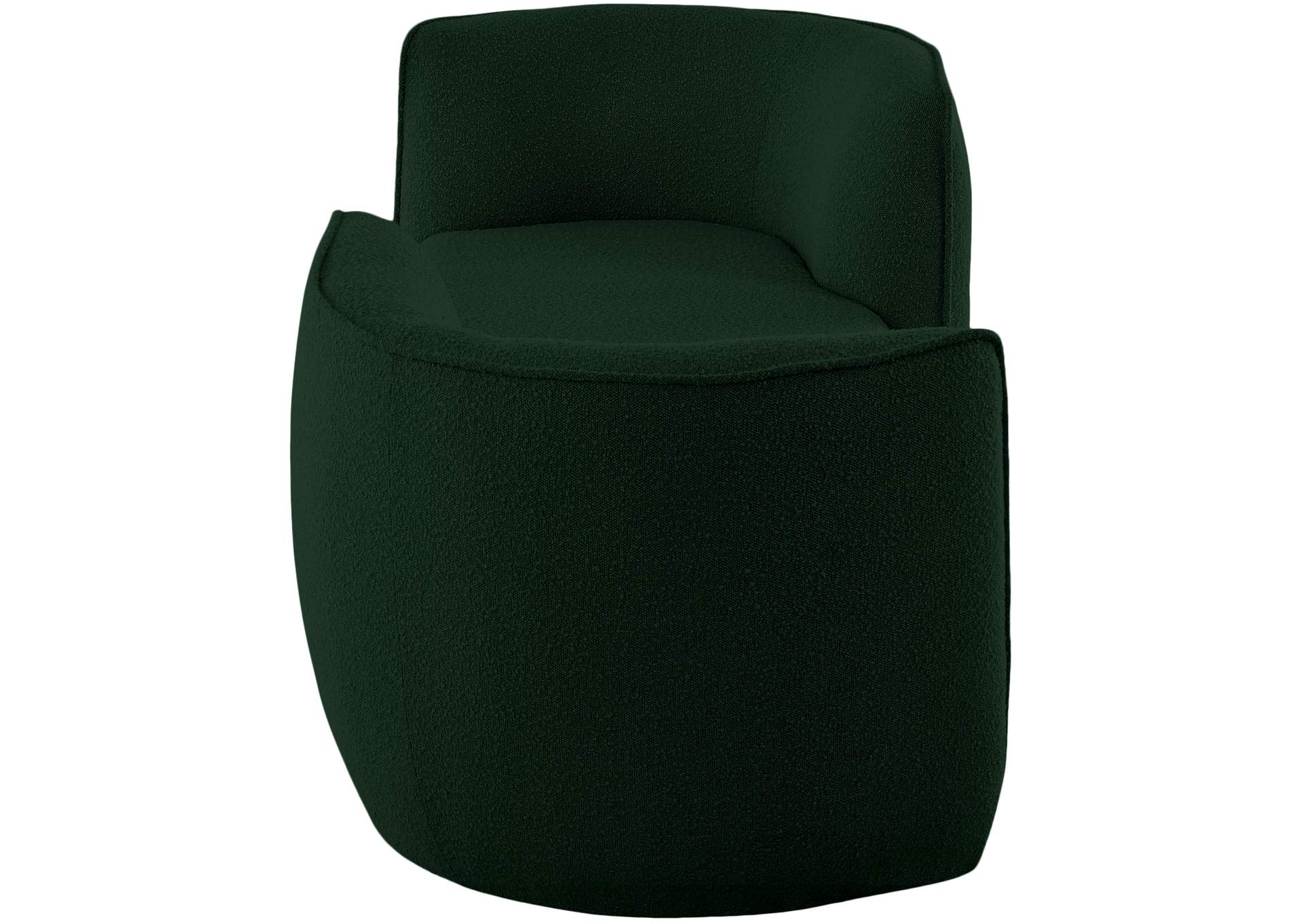Hilton Green Fabric Chaise