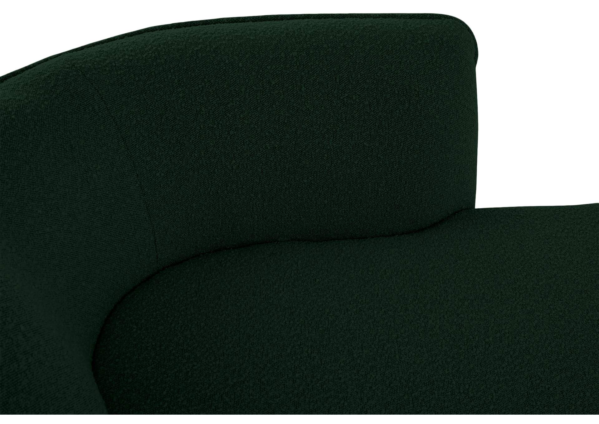 Hilton Green Fabric Chaise