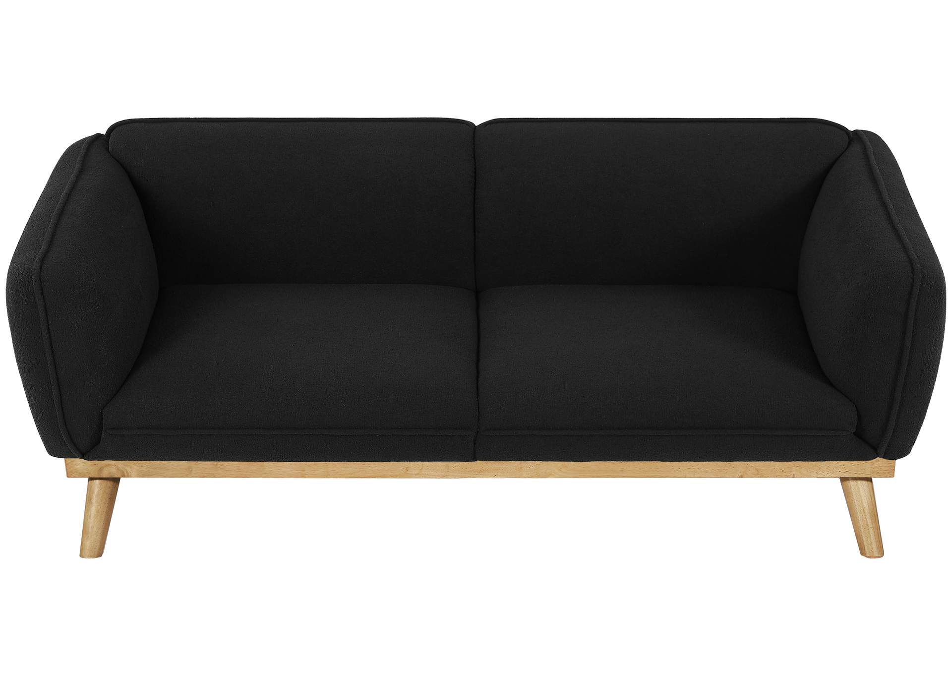 Nolita Black Boucle Fabric Sofa