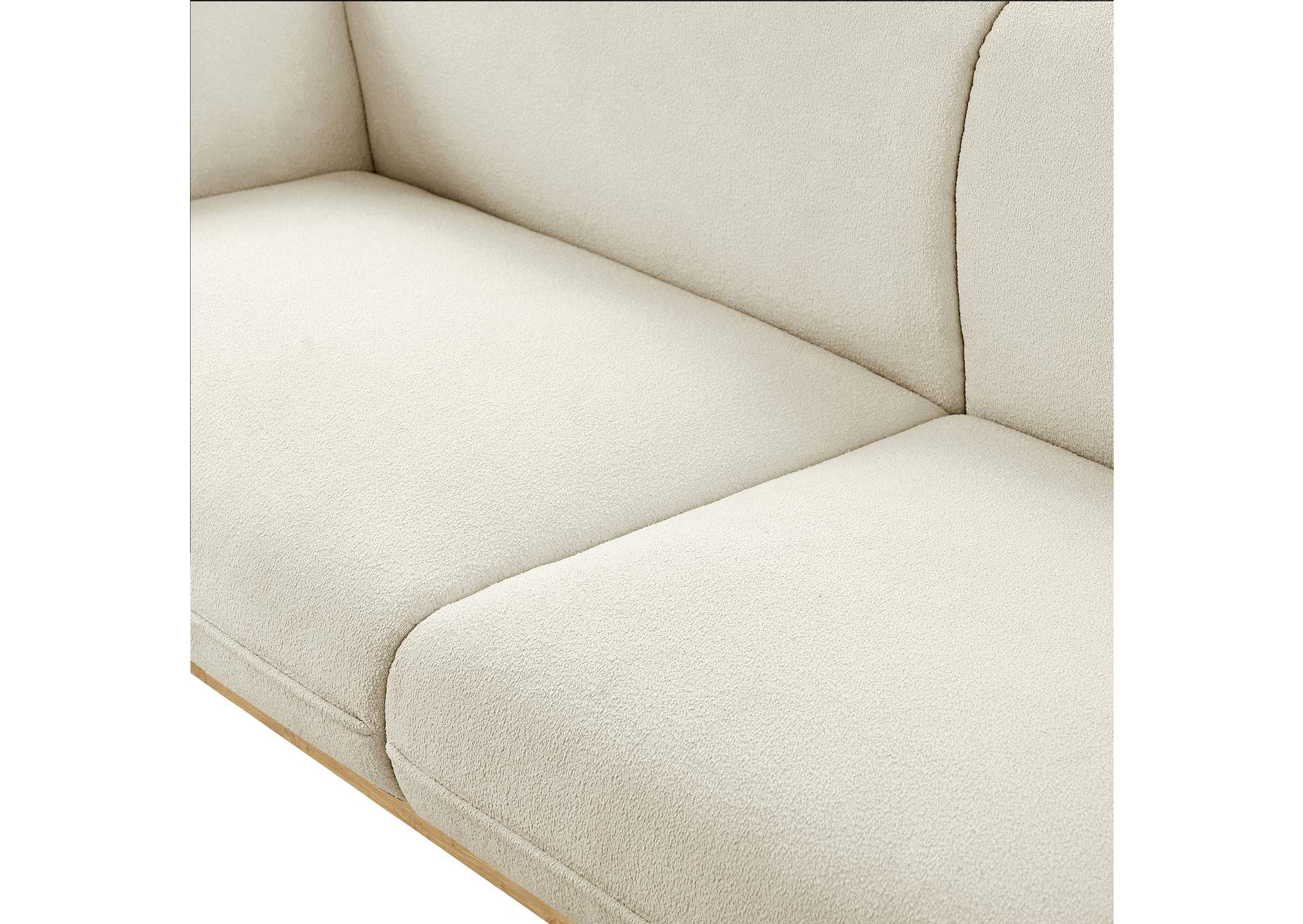 Nolita Cream Boucle Fabric Sofa