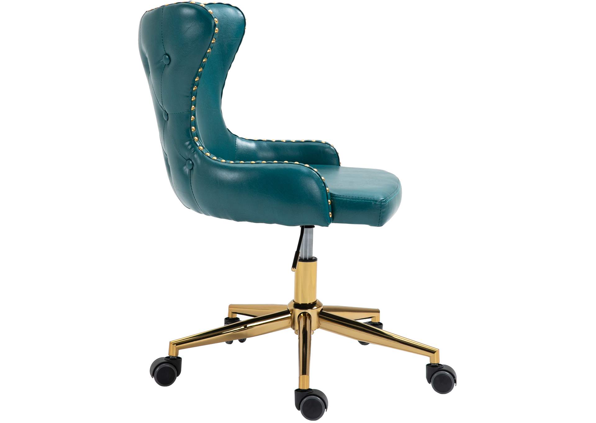 Hendrix Blue Faux Leather Office Chair