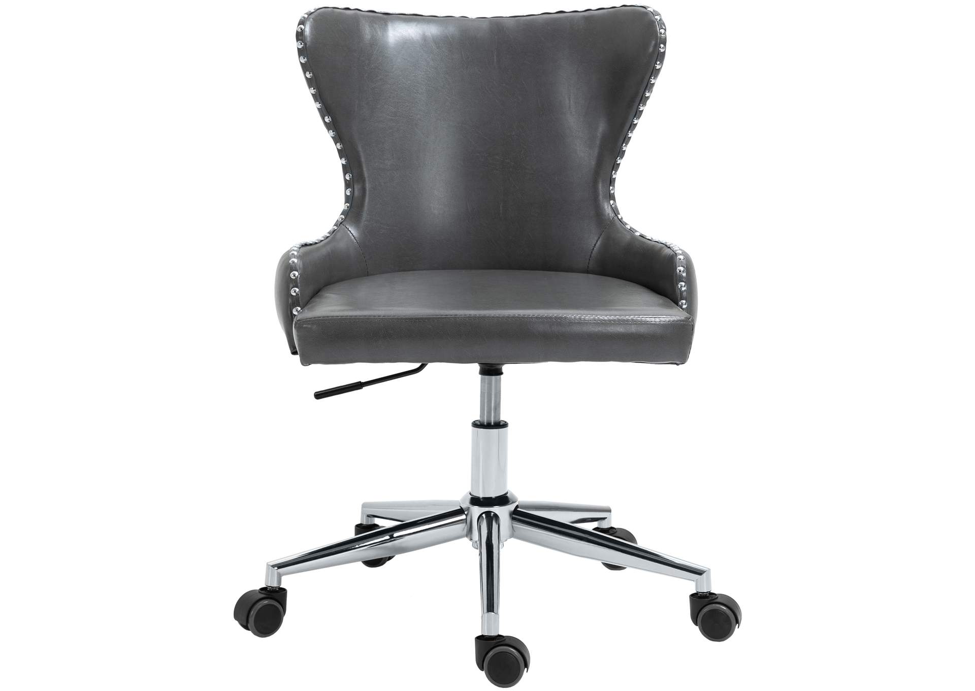 Hendrix Grey Faux Leather Office Chair