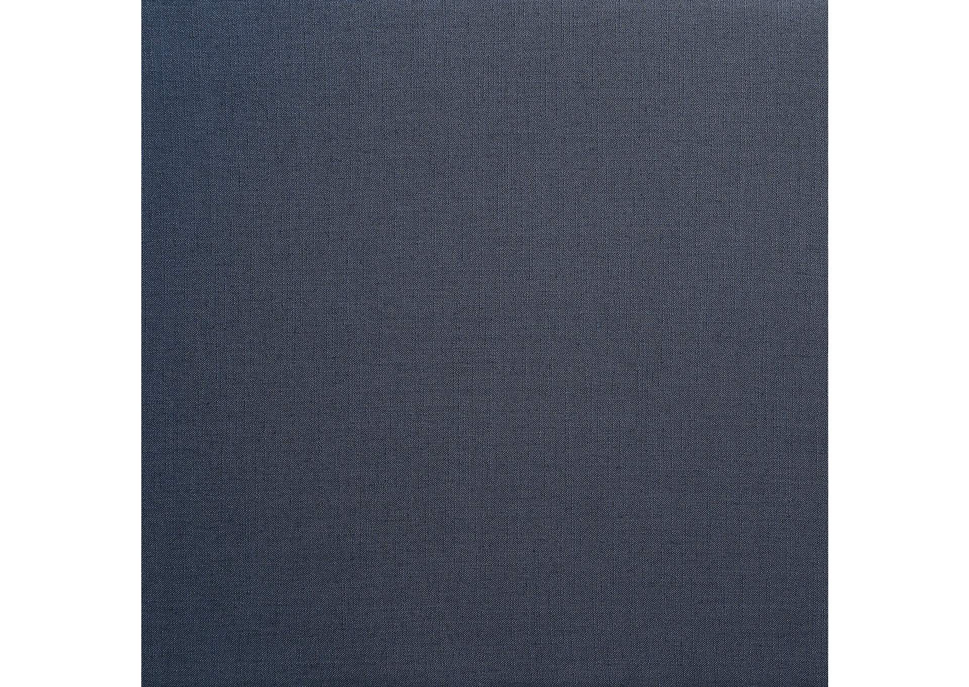 Comfy Navy Linen Textured Fabric Modular Sectional