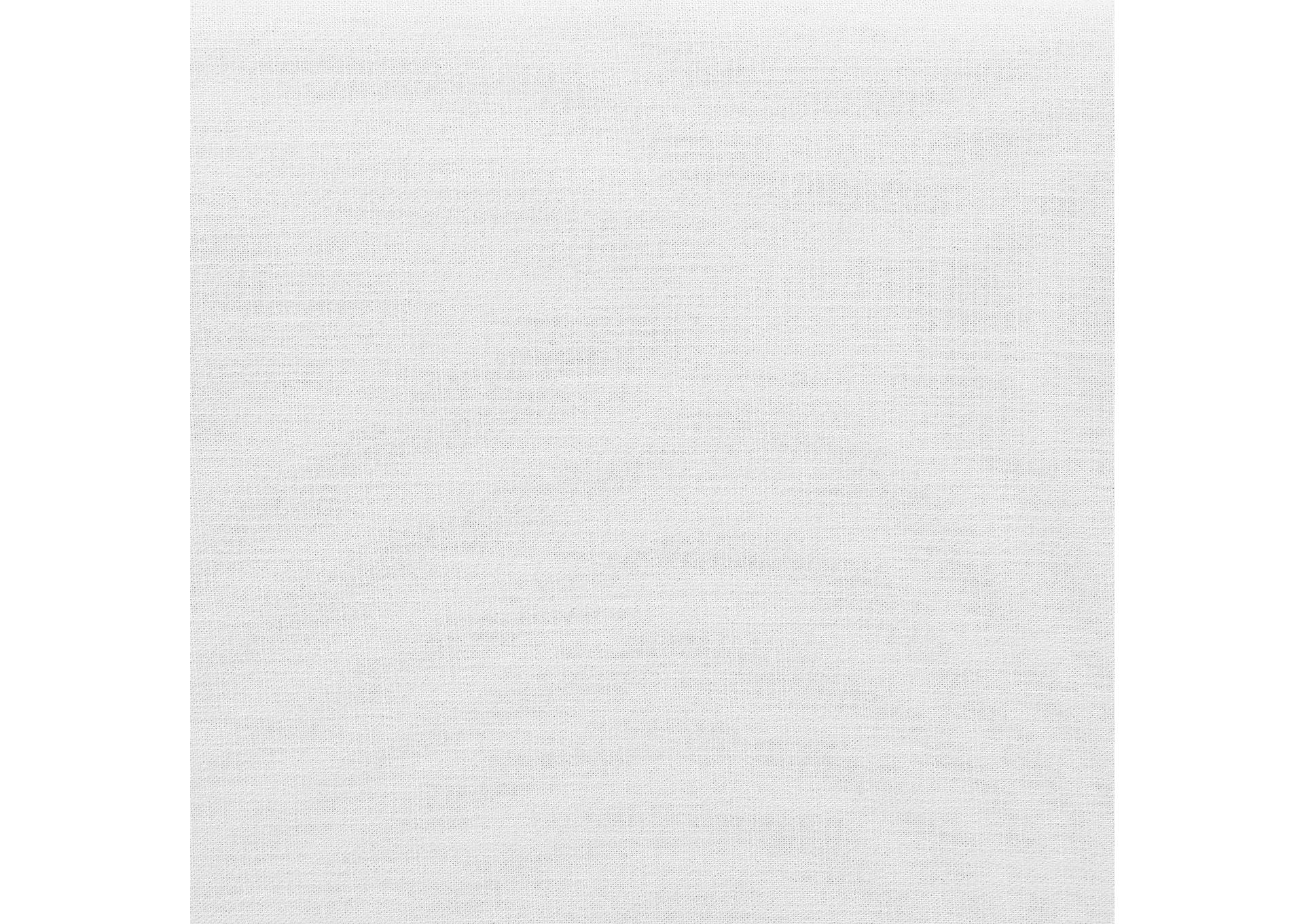 Comfy White Linen Textured Fabric Modular Sectional image 15