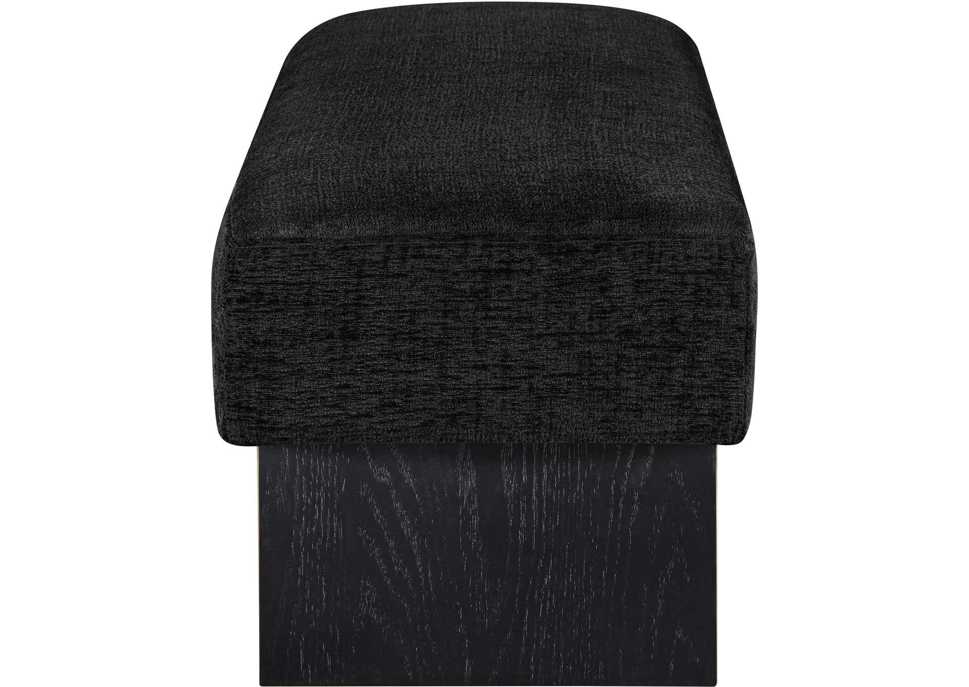Alora Black Fabric Bench image 5