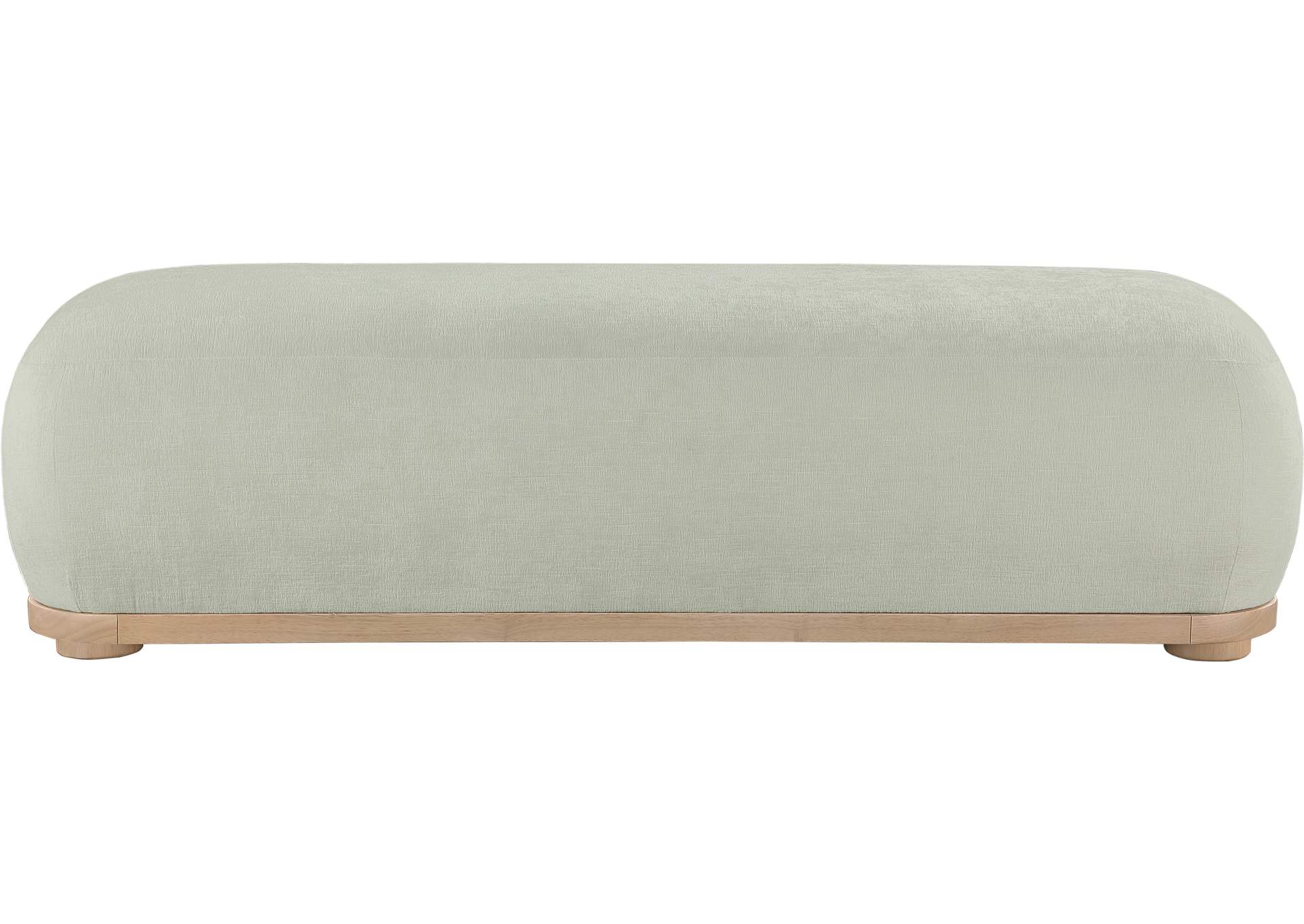 Calum Mint Chenille Fabric Bench image 4