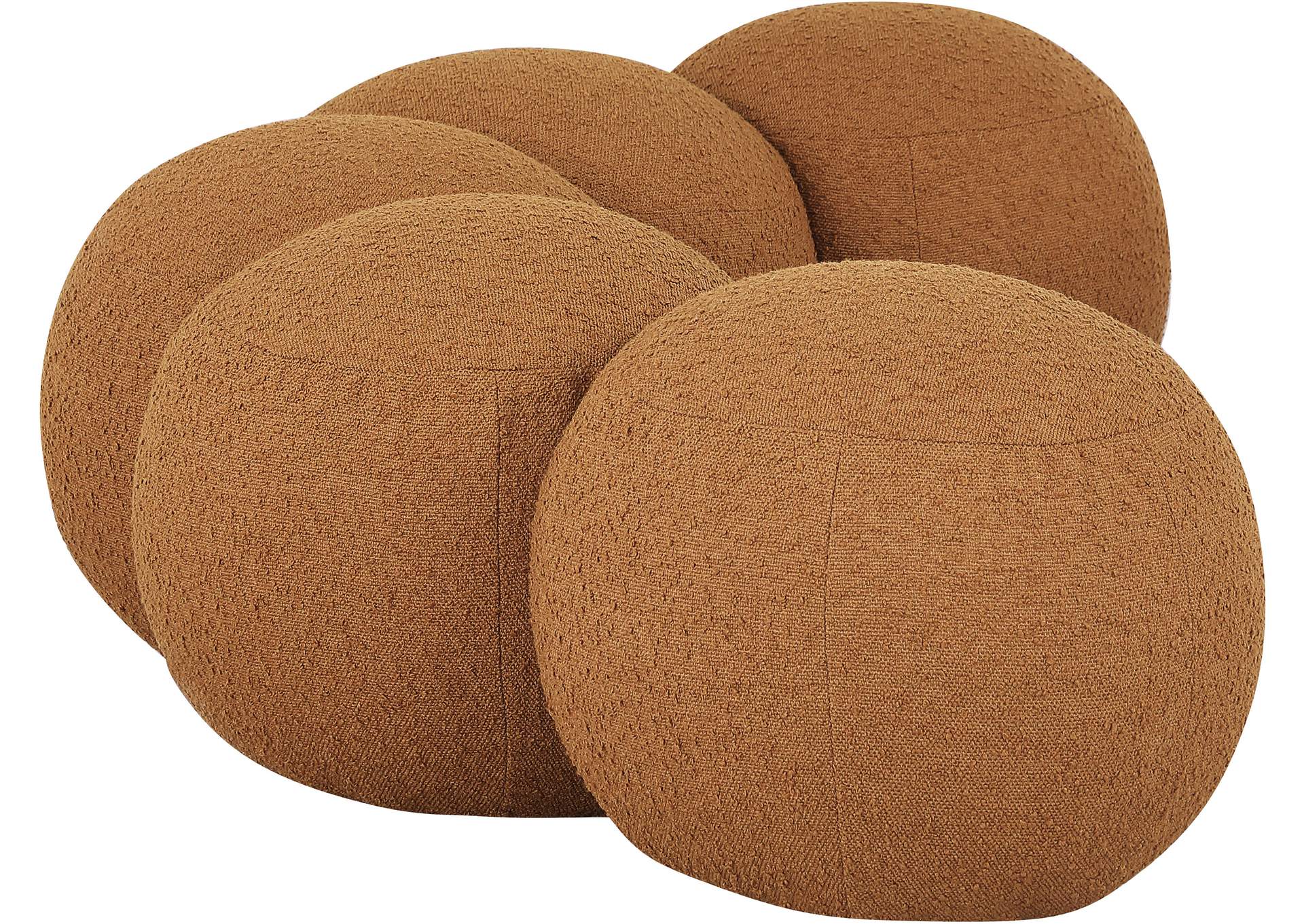 Apollo Saddle Boucle Fabric Bench