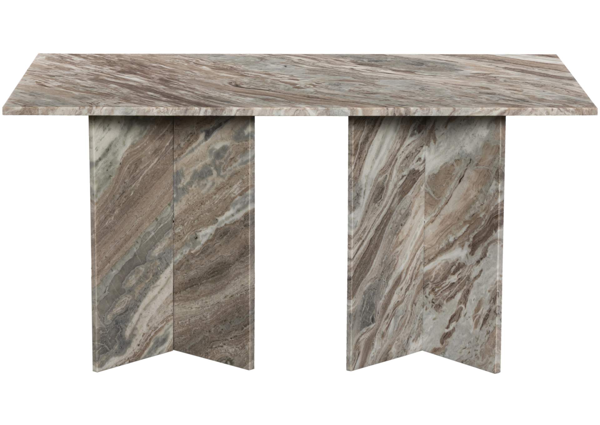 Verona Brown Dining Table (3 Boxes)