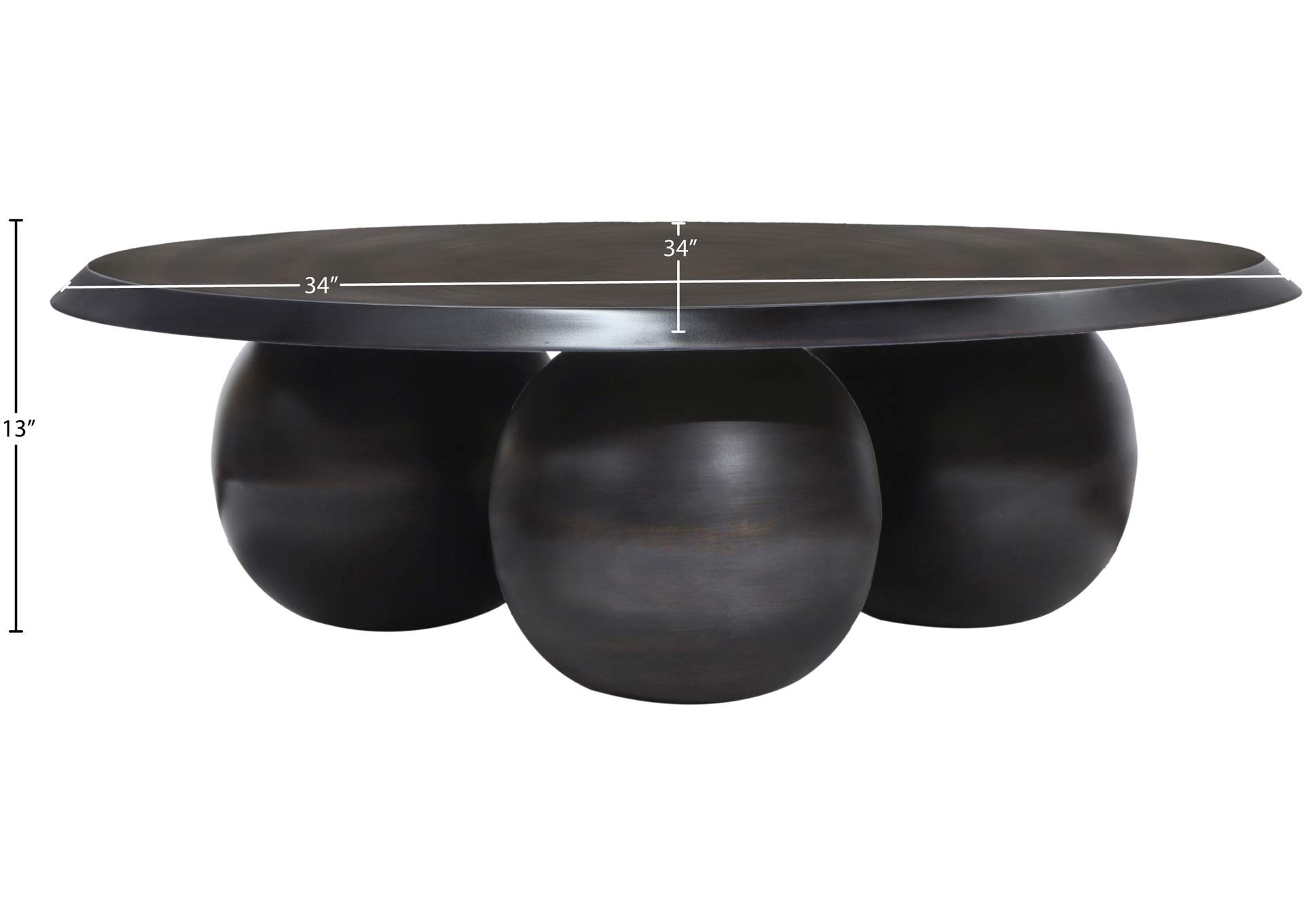 Globus Black Coffee Table image 7