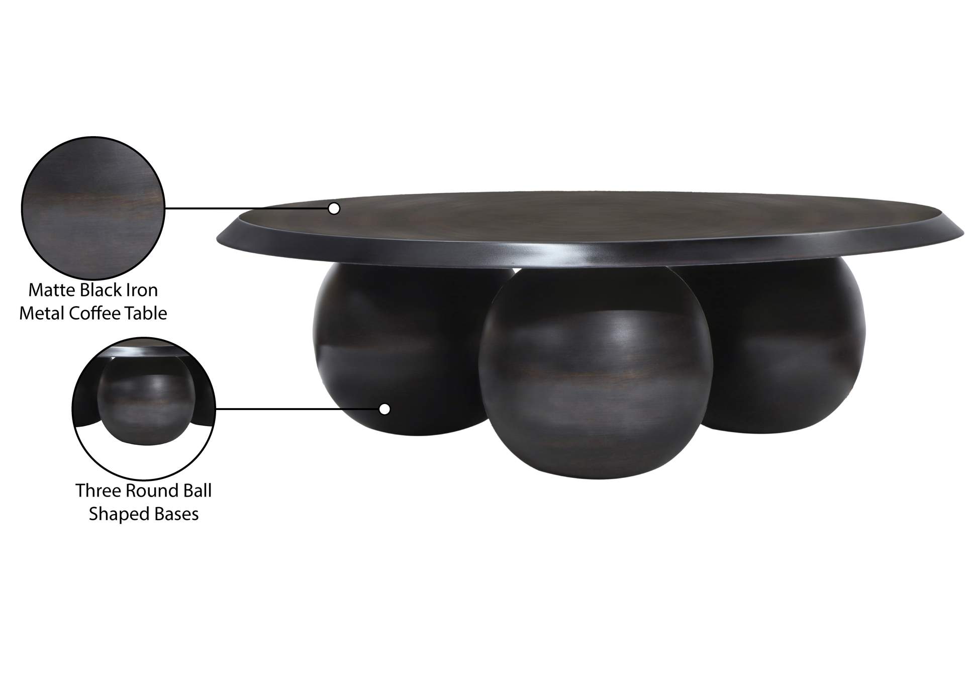 Globus Black Coffee Table image 8