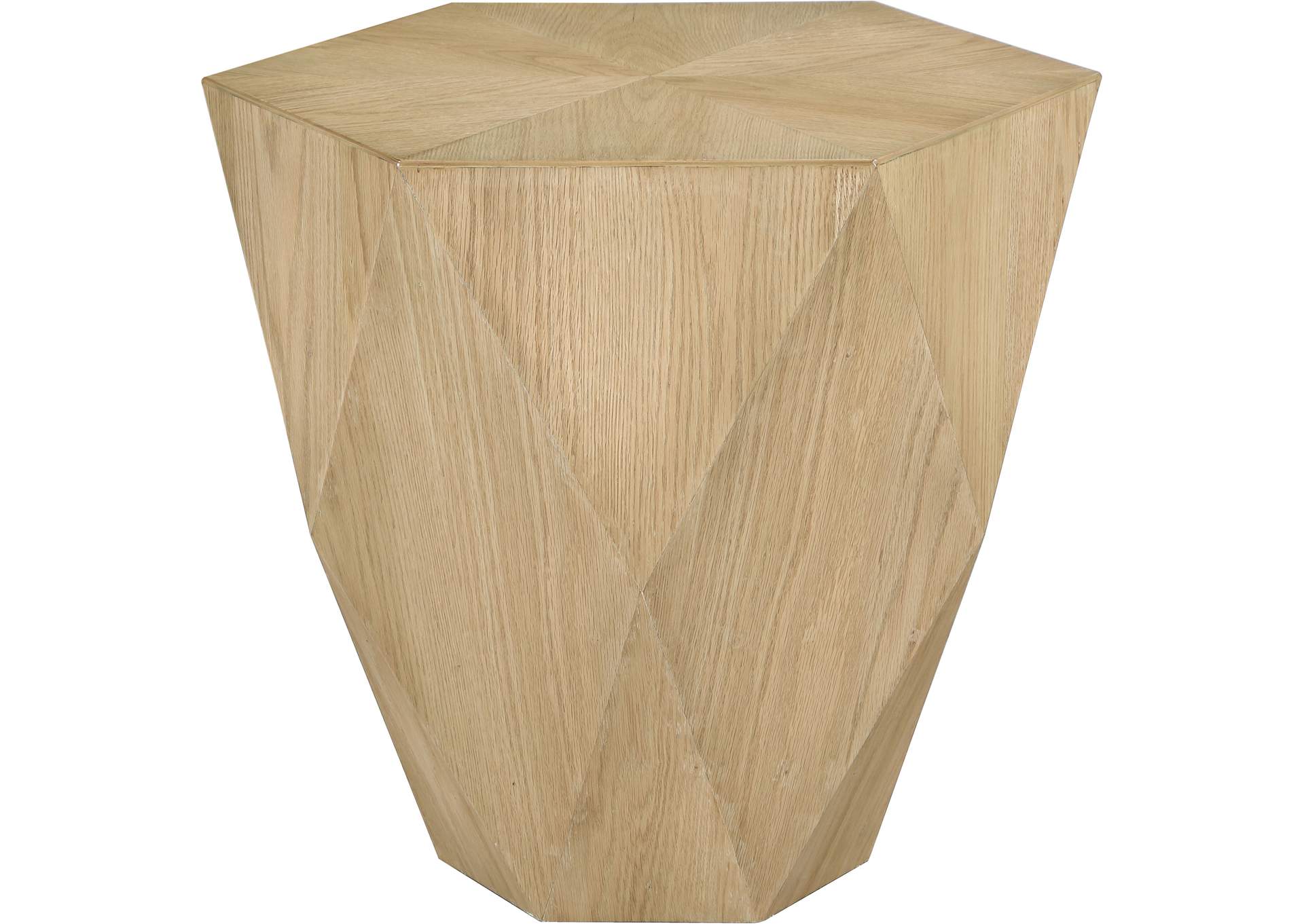 Diamante Oak End Table image 4