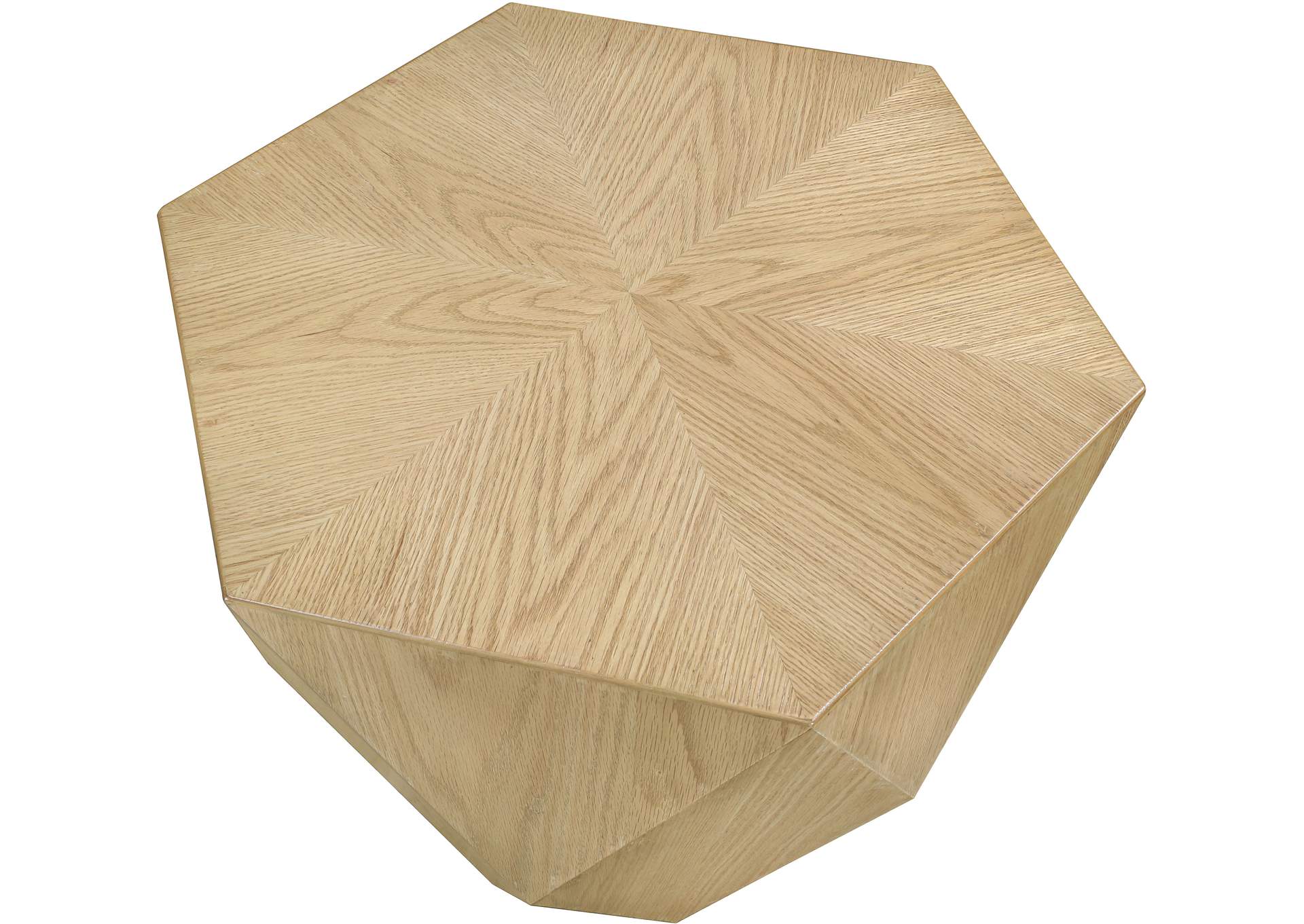 Diamante Oak End Table image 6