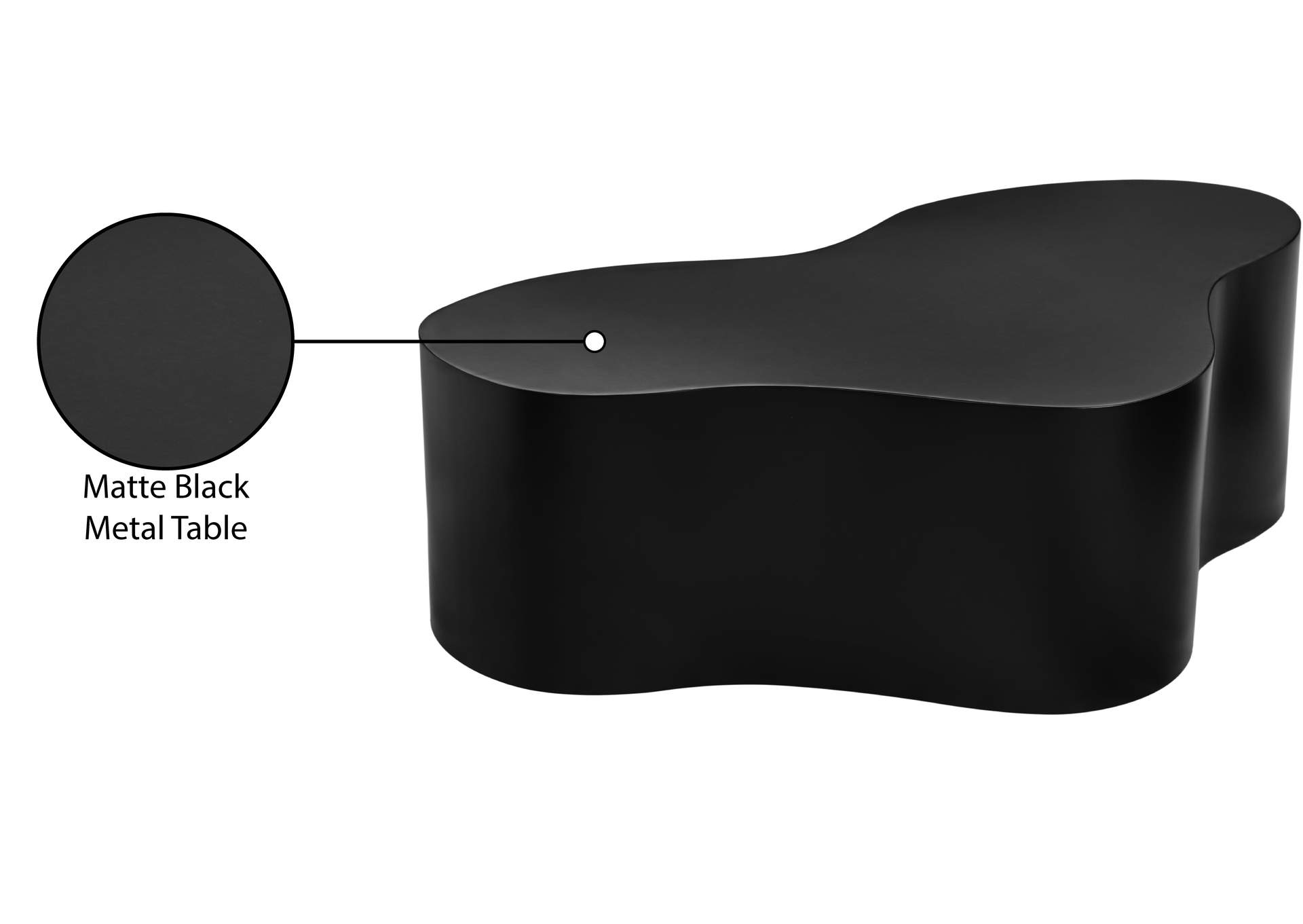 Tevere Black Coffee Table
