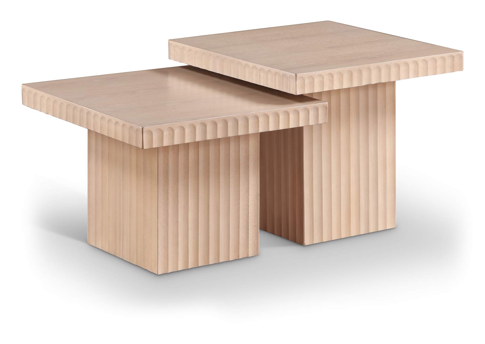 Spencer Natural Oak Veneer Coffee Table image 1