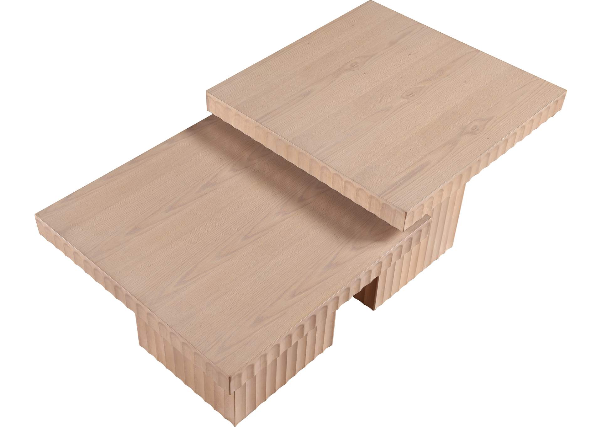 Spencer Natural Oak Veneer Coffee Table image 6