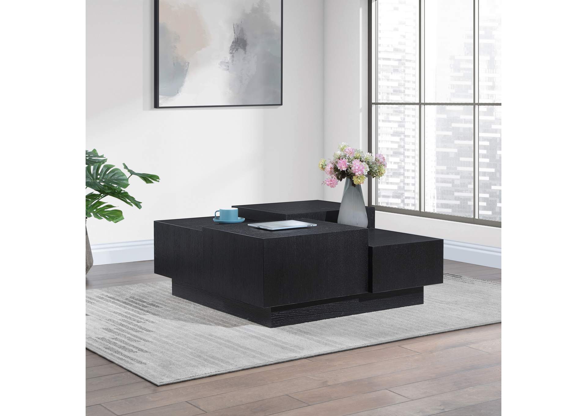 Mateo Black Coffee Table image 3