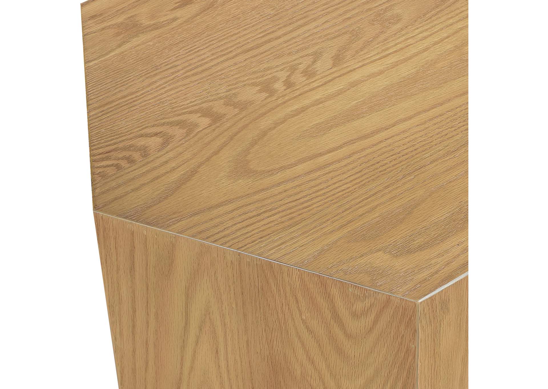 Eternal Natural Oak Wood 7 Piece Modular Coffee Table image 7