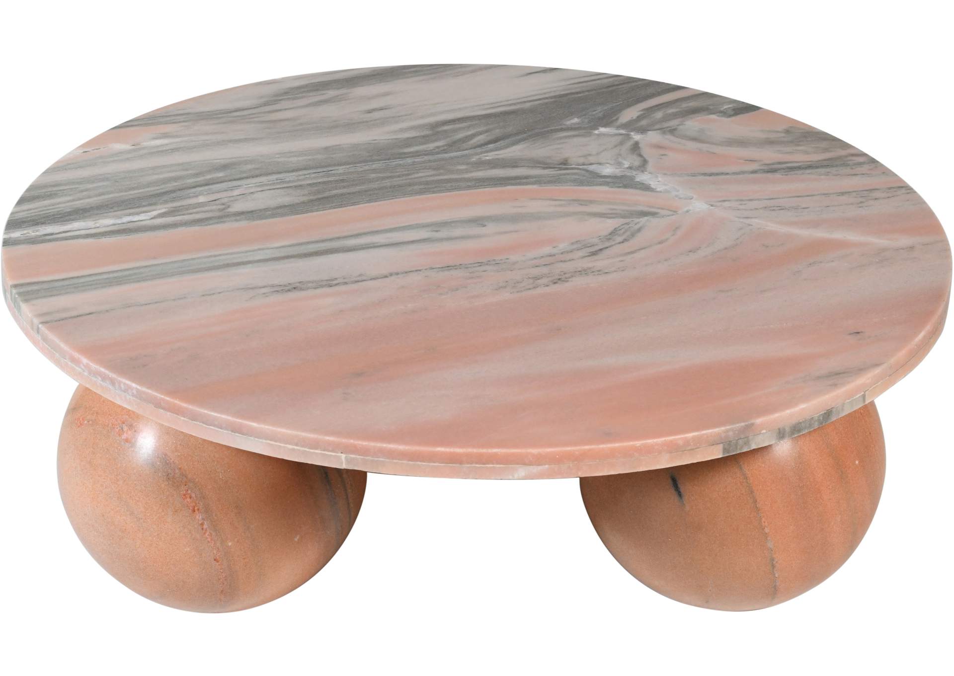 Spherical Pink Forest Coffee Table (4 Boxes)