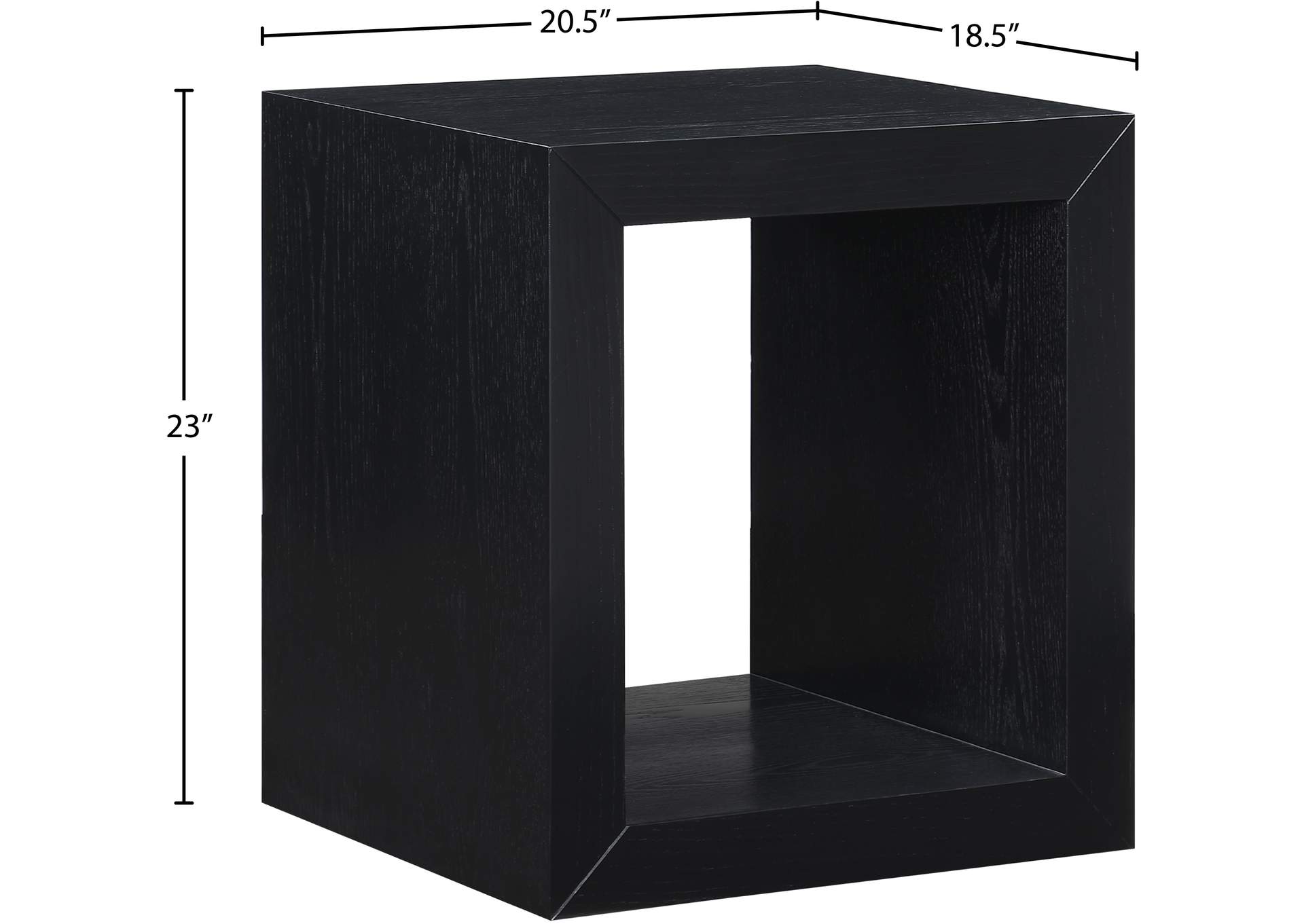 Alma Black End Table
