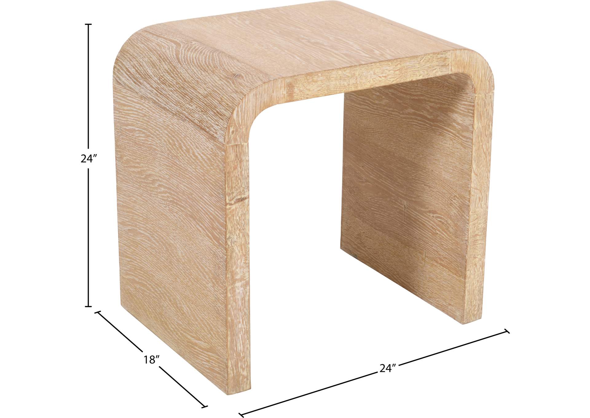 Cresthill White Oak End Table