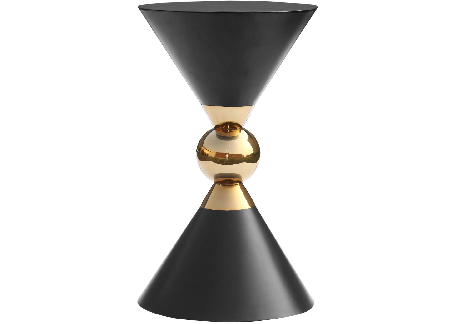 Malia Black - Gold End Table