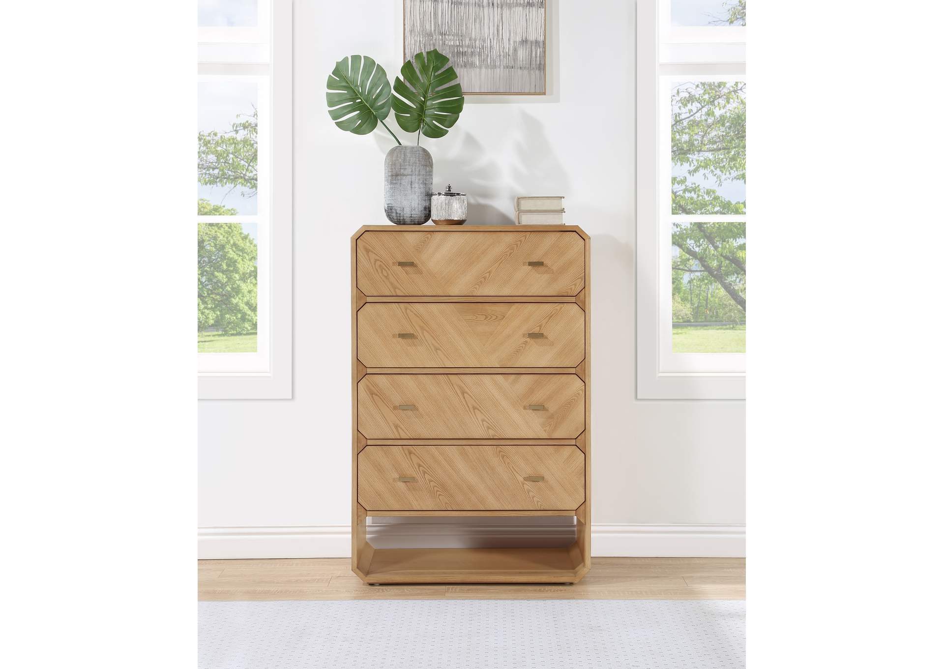 Parker Natural Ash Veneer Chest