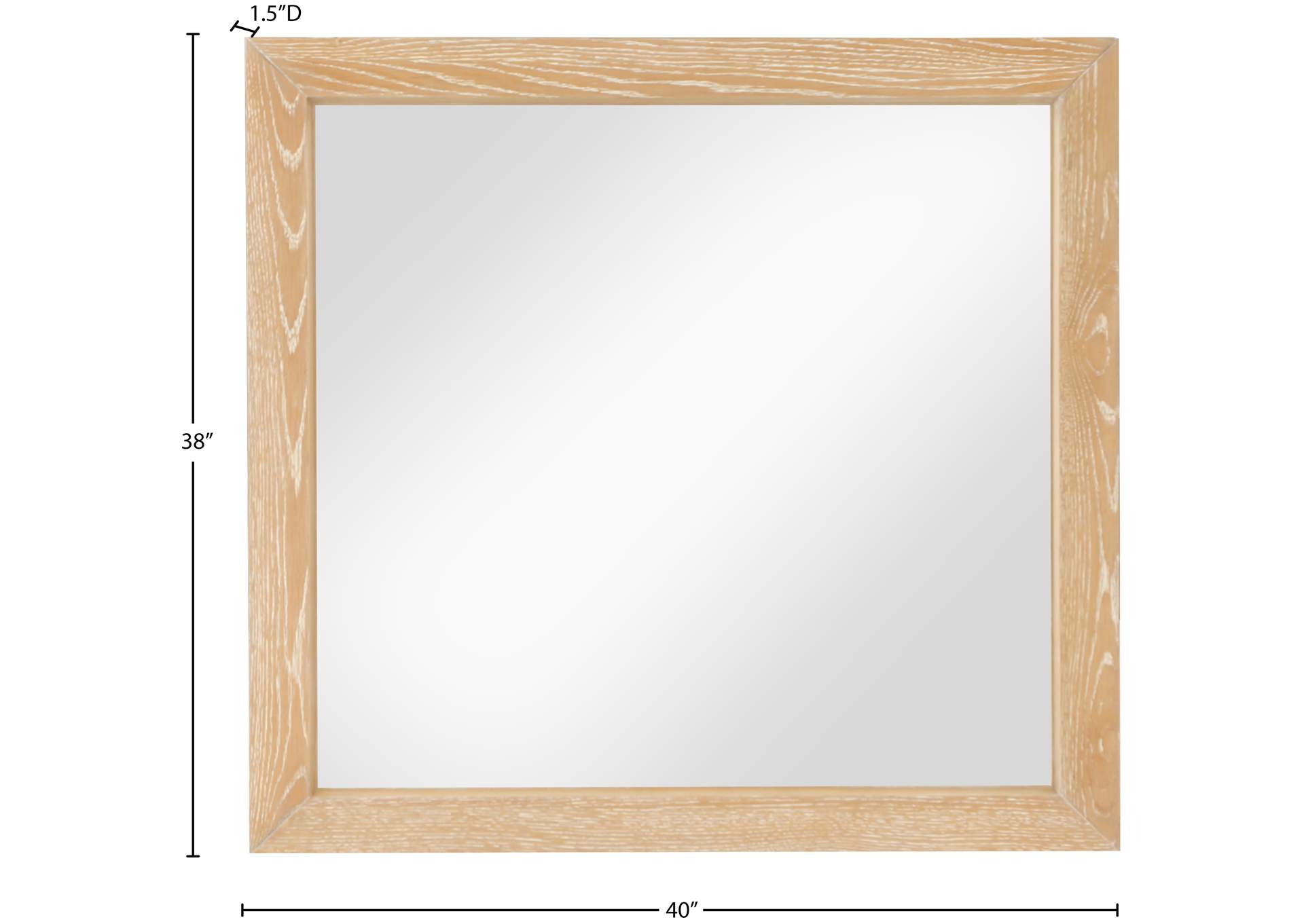 Fairfax Natural Mirror