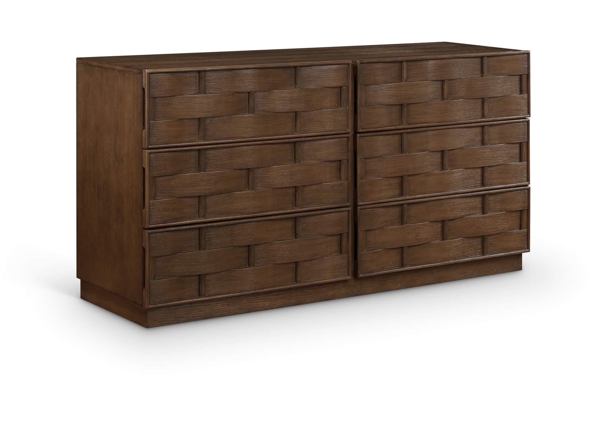Weave Brown Dresser