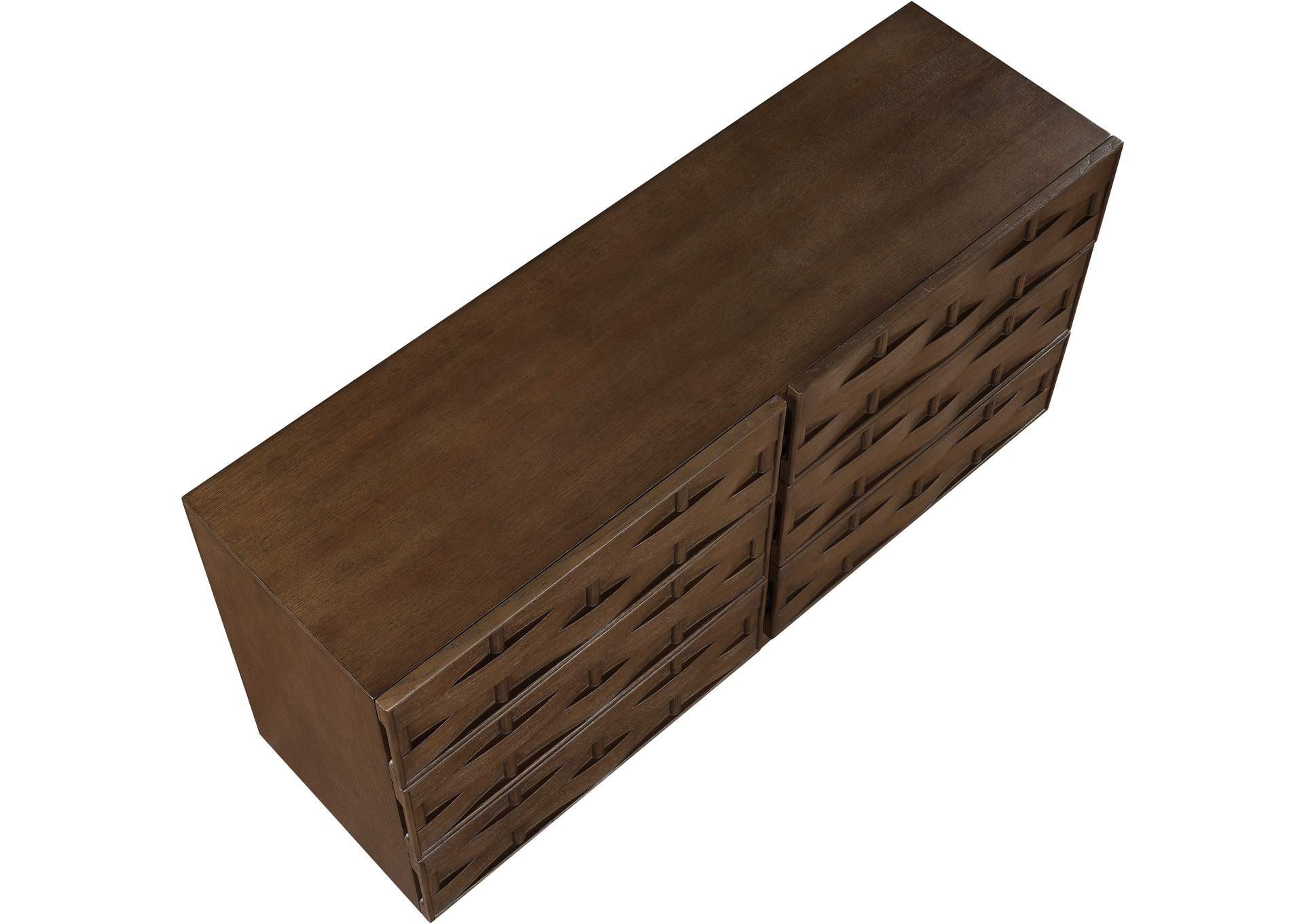 Weave Brown Dresser