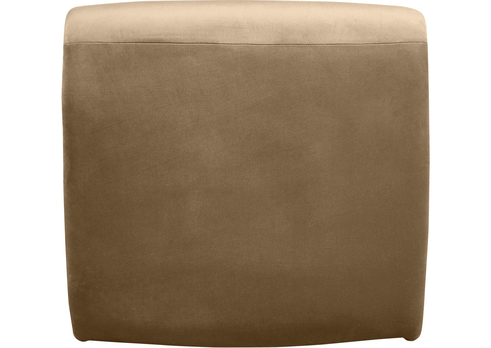 Nouveau Beige Velvet Accent Chair