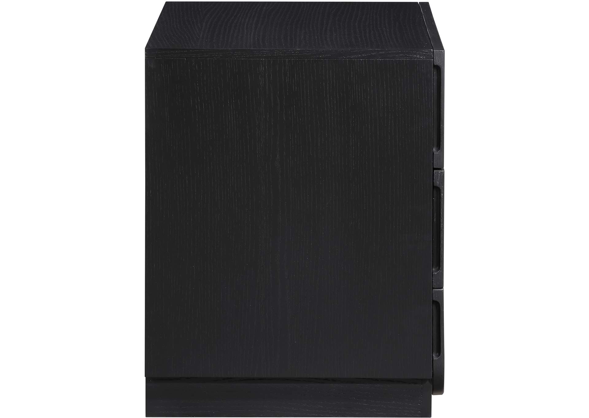 Scallop Black Night Stand image 5