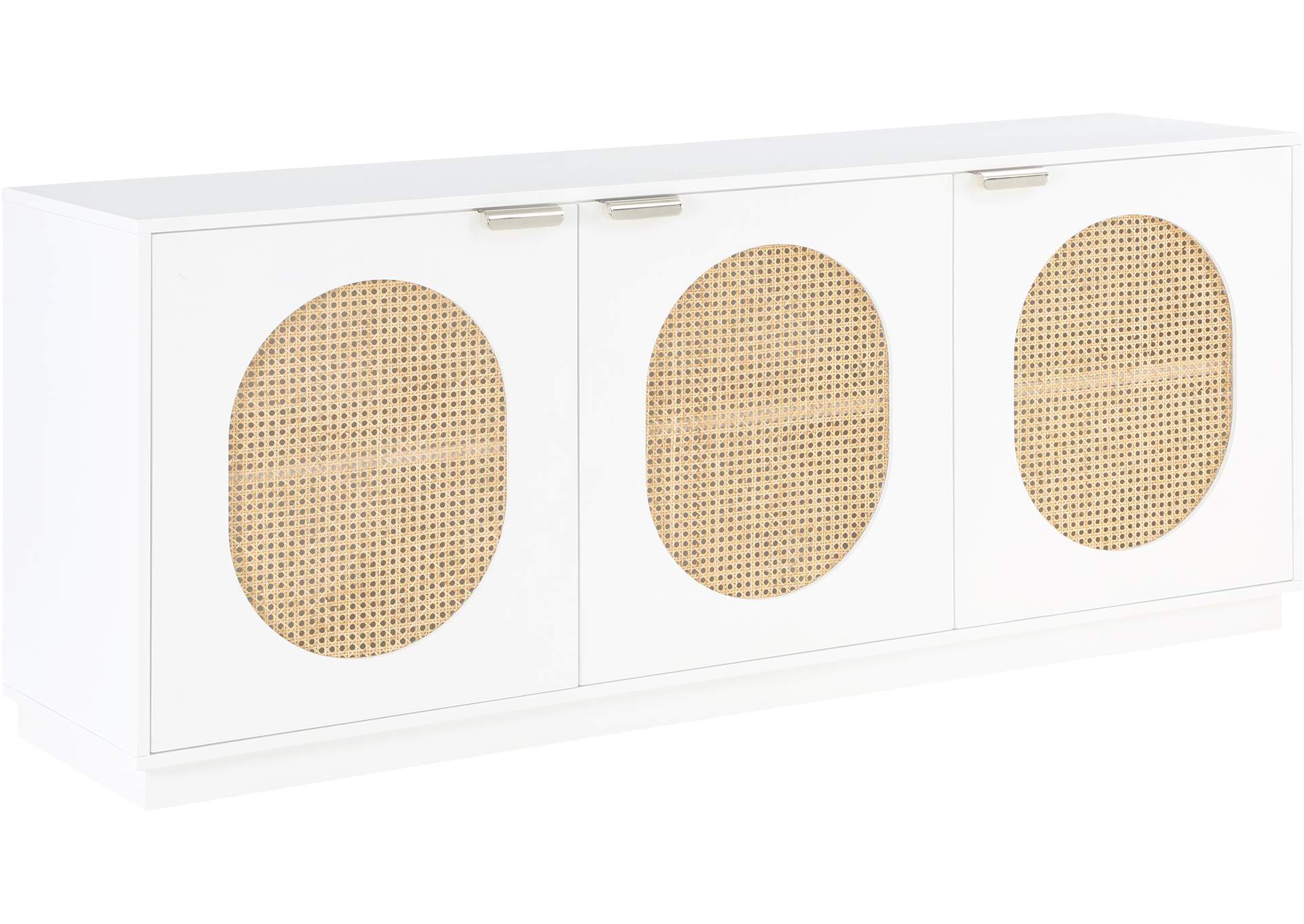 Cane White Sideboard - Buffet