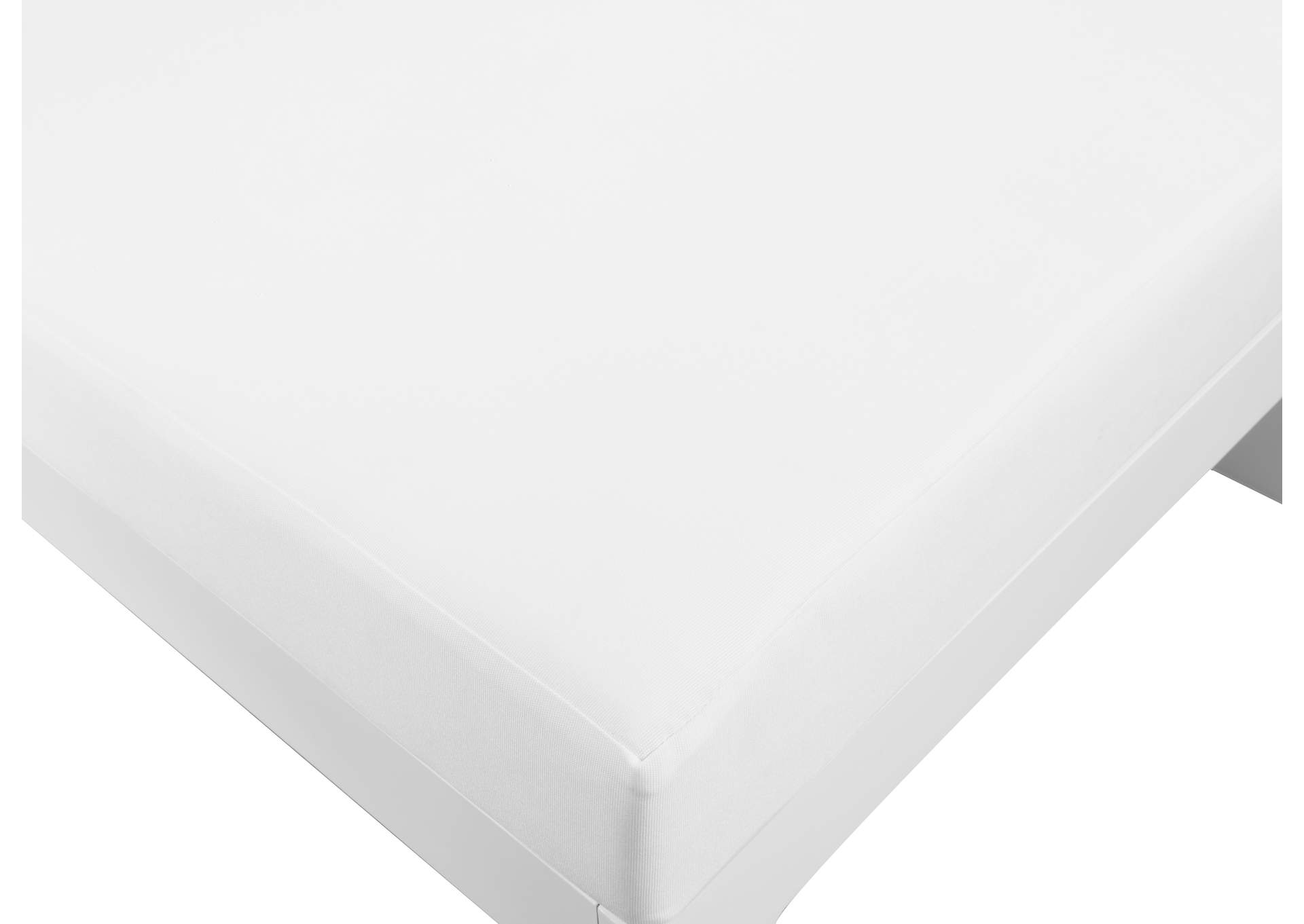 Nizuc White Water Resistant Fabric Outdoor Patio Modular Sectional