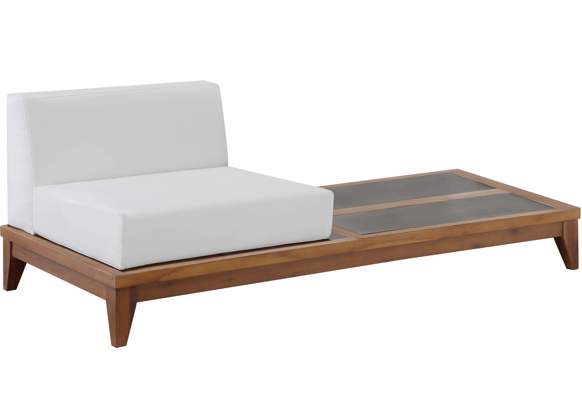 Rio Off White Waterproof Fabric Outdoor Patio Modular Chair With