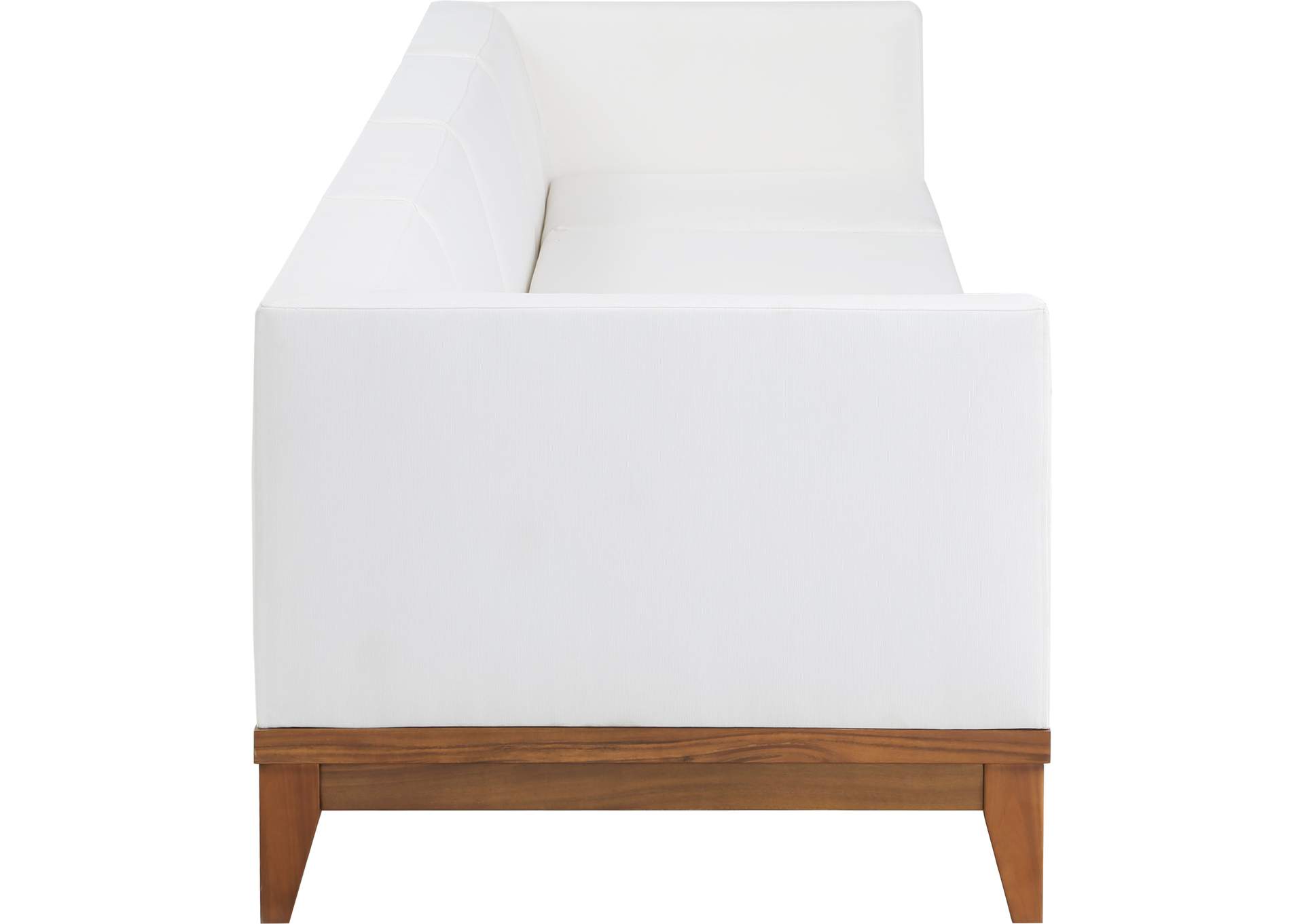 Rio Off White Water Resistant Fabric Outdoor Patio Modular Sofa