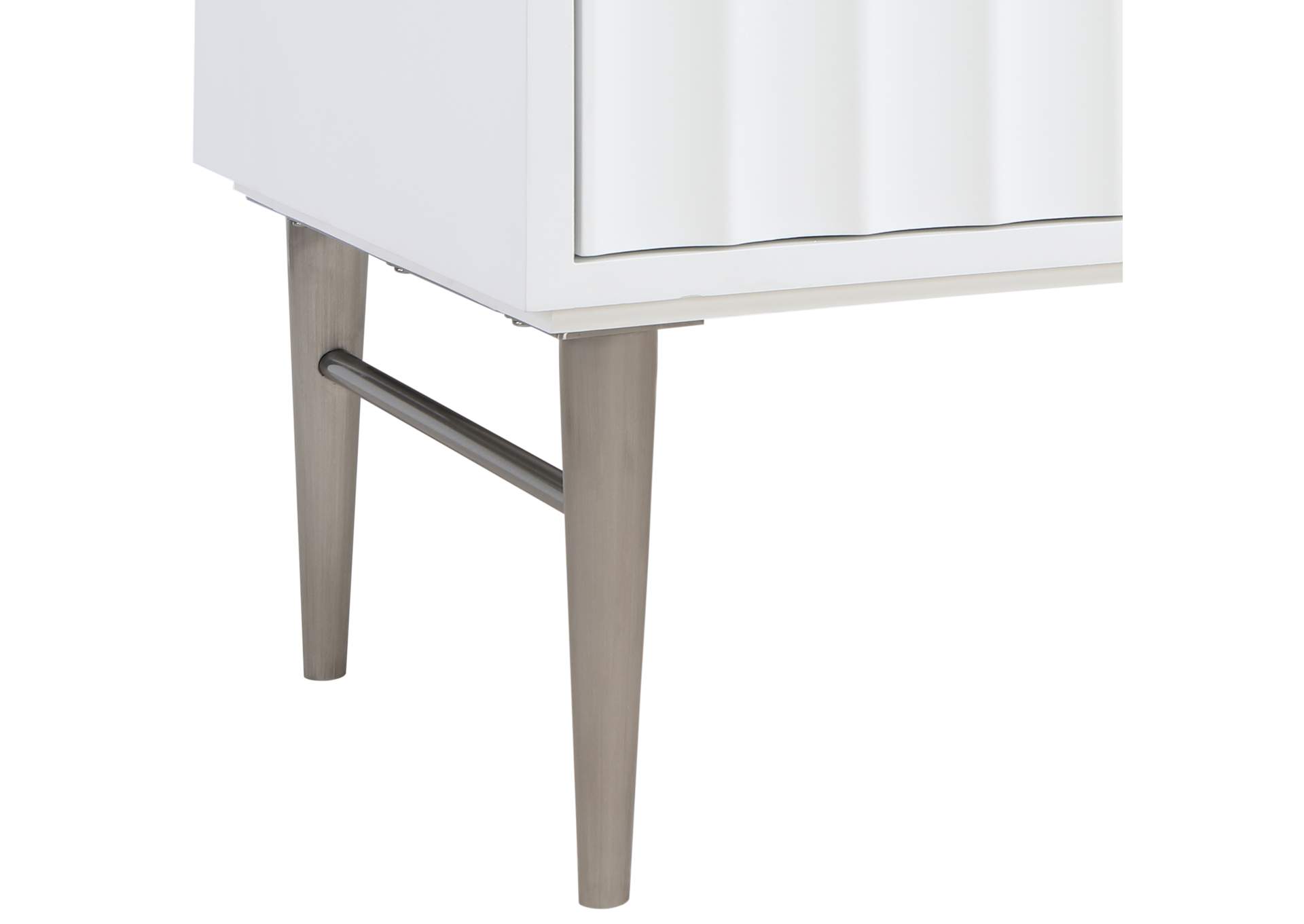 Modernist White Bathroom Vanity